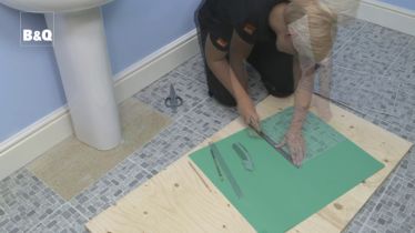 How To Lay Vinyl Floor Tiles Ideas Advice Diy At B Q