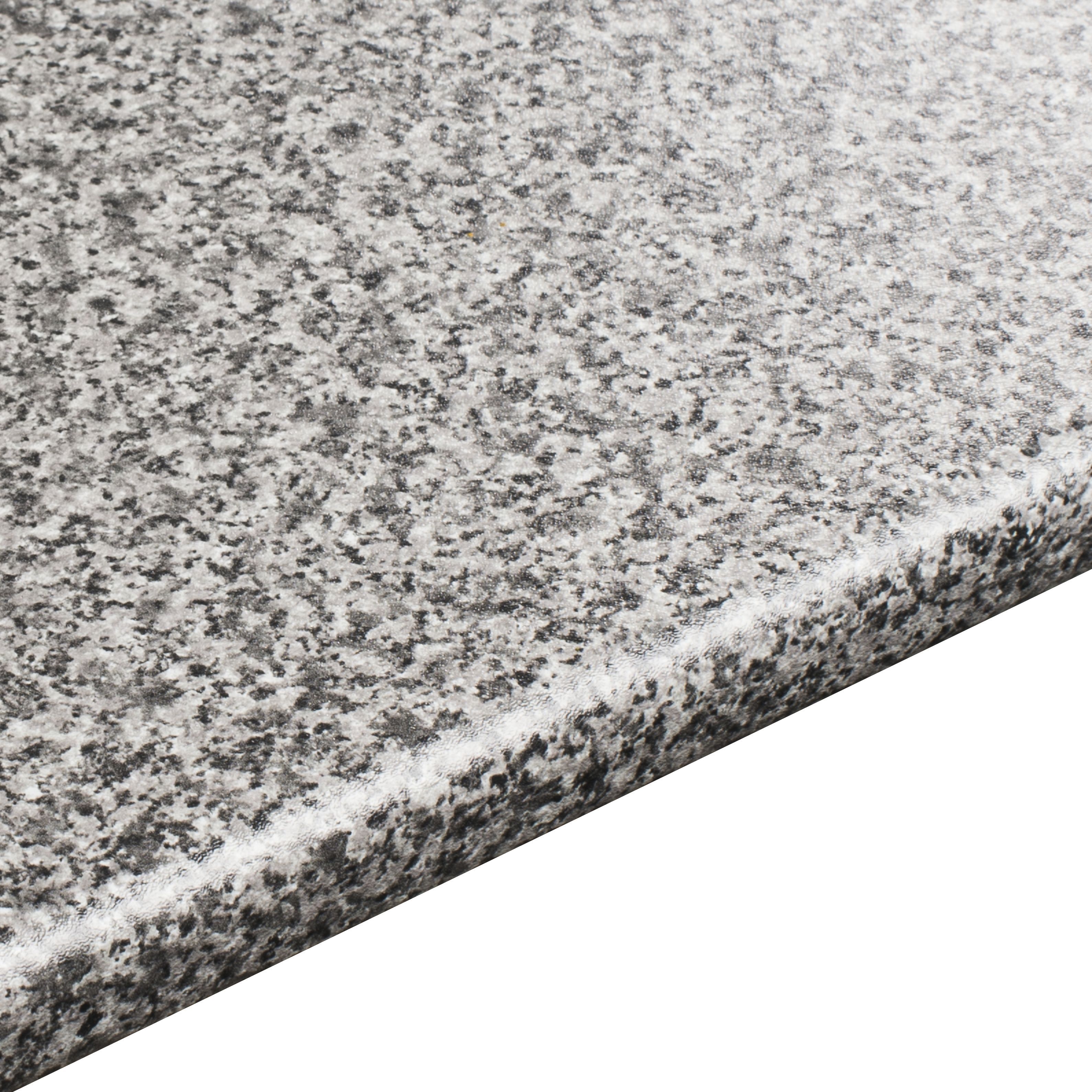 28mm Inari Laminate Grey Granite Effect Round Edge Worktop L 3050mm D   Inari Granite Worktop