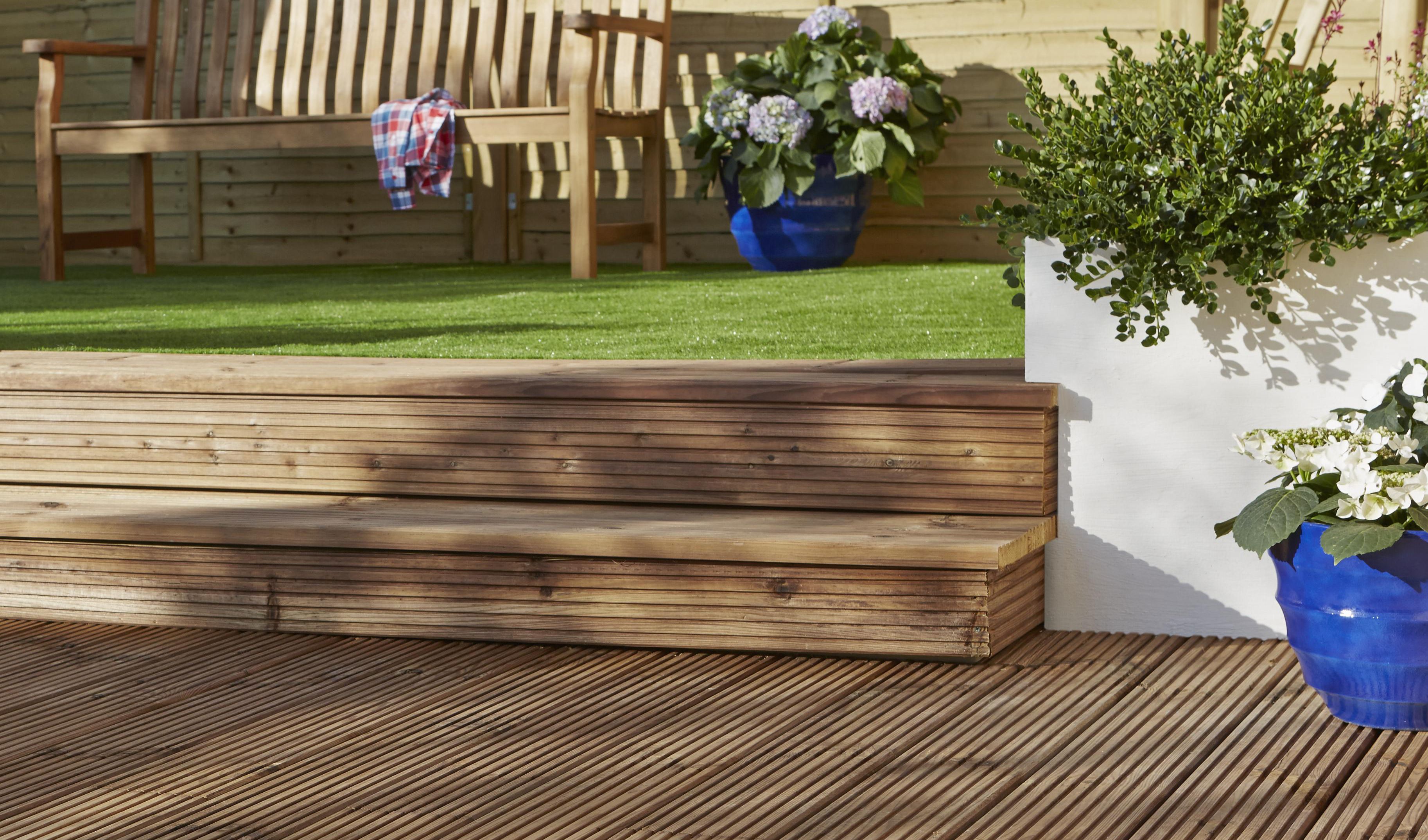 Outdoor decking area