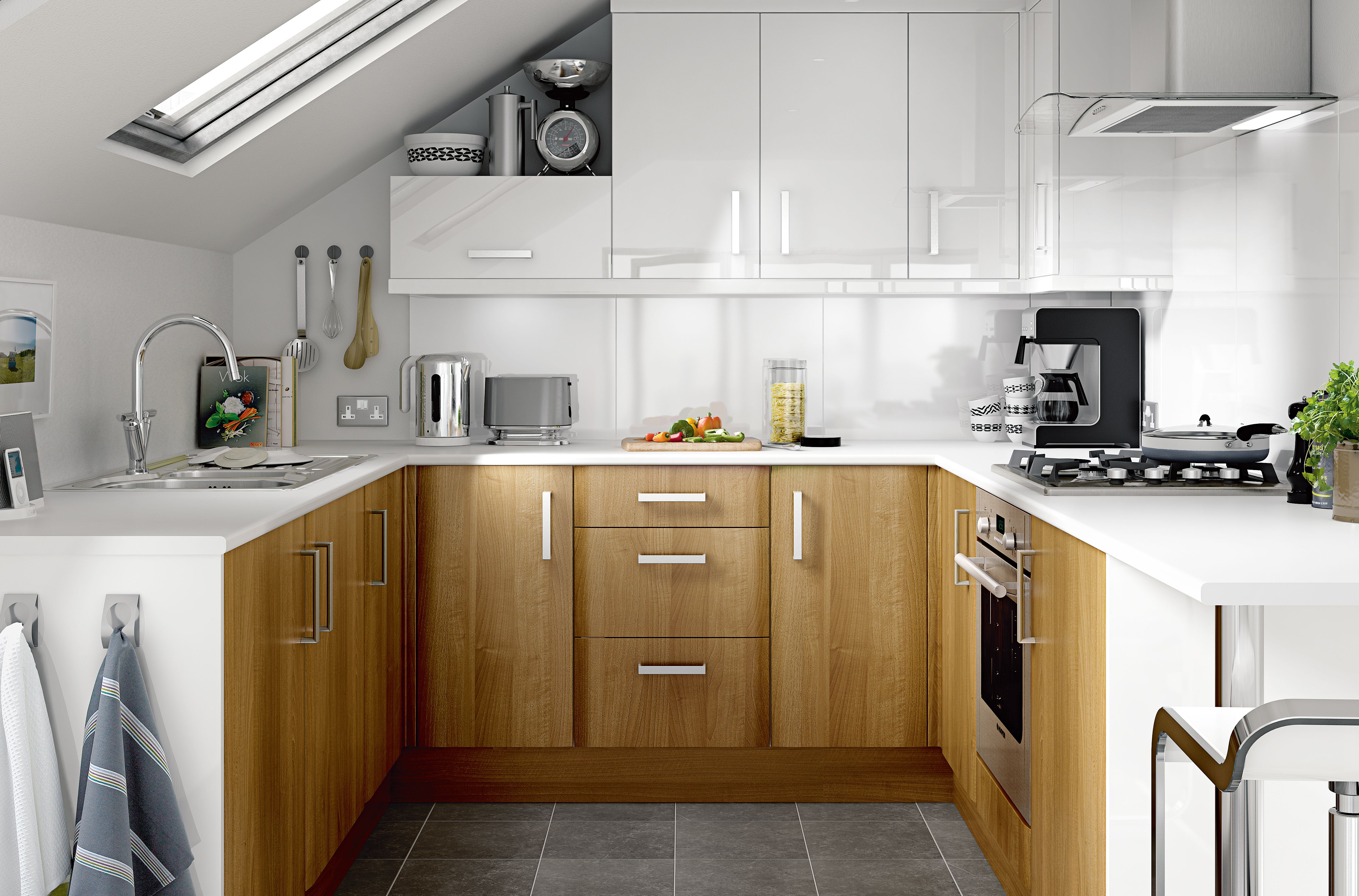 IT Sandford Walnut Effect Modern | DIY at B&Q