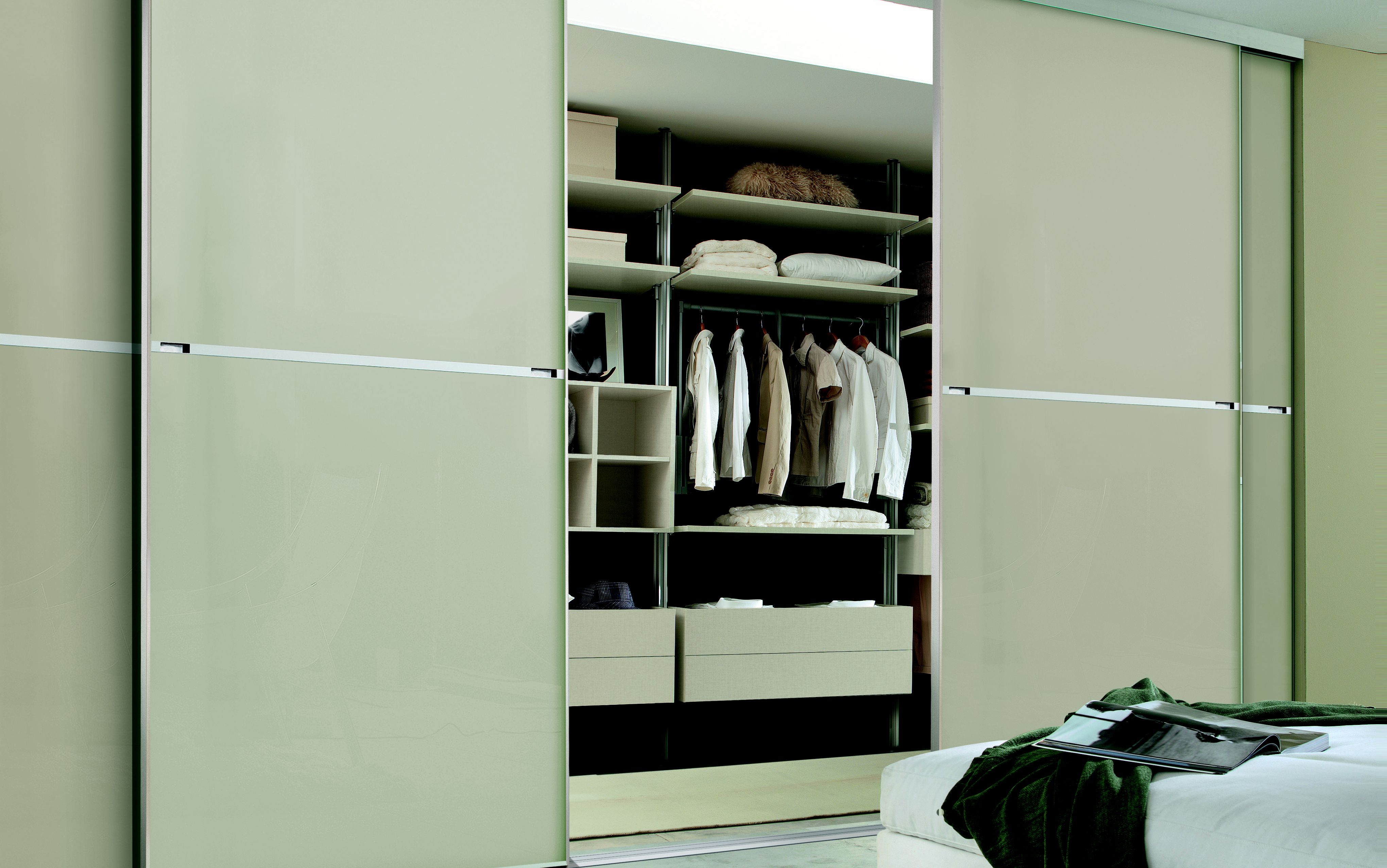 Shaker White Sliding Wardrobe Door Track L 3607mm Departments