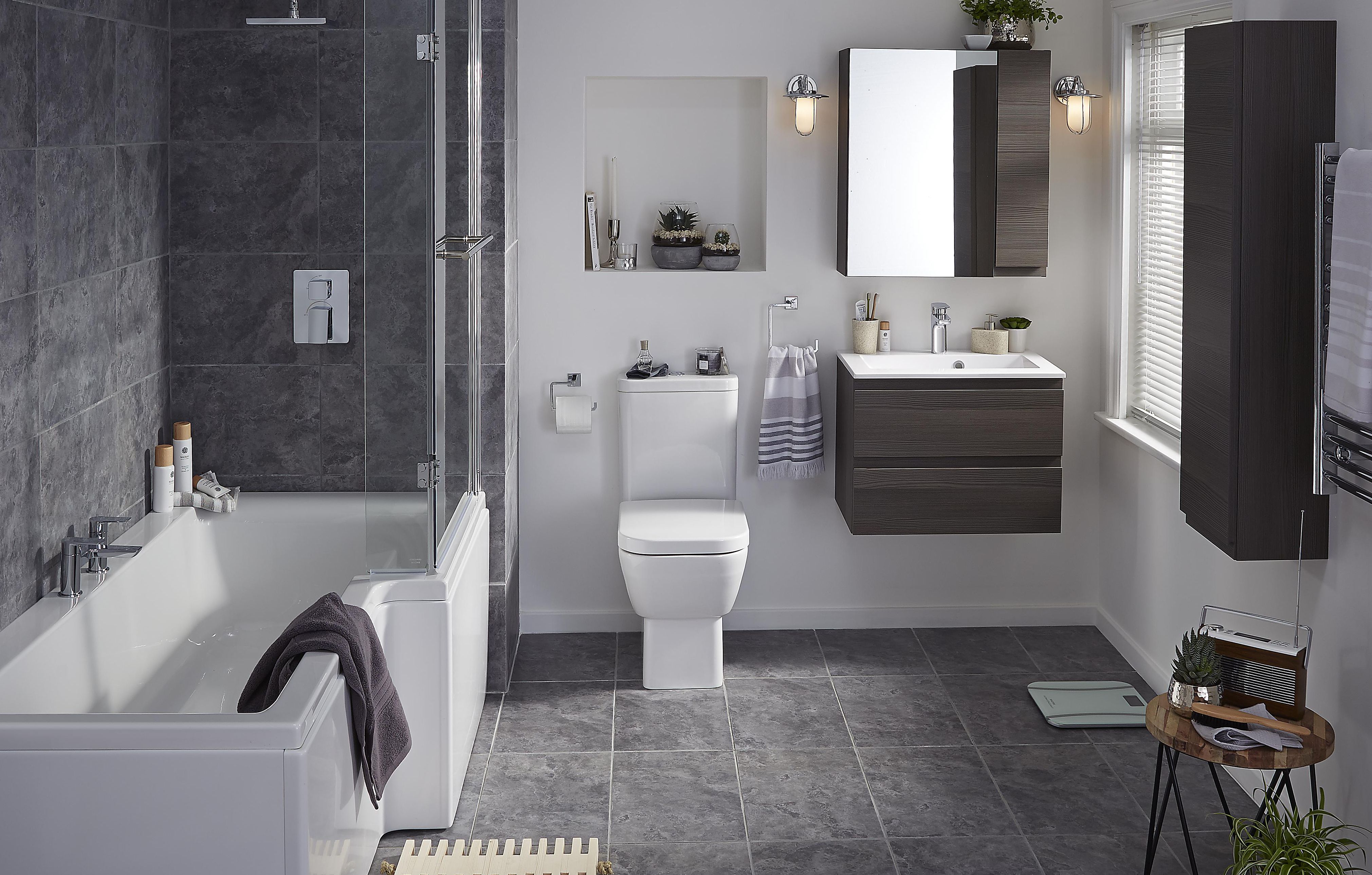 Santoro Modern Minimal  Bathroom Suites