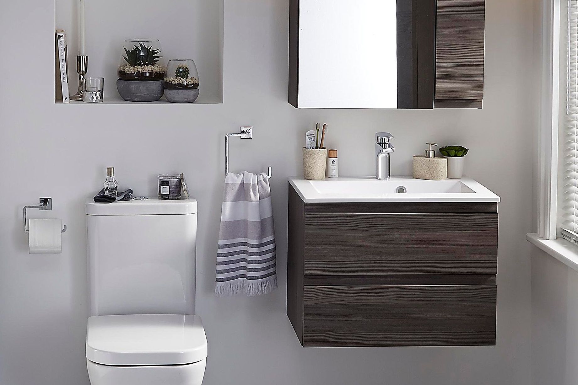 Small bathroom ideas | Ideas & Advice | DIY at B&Q