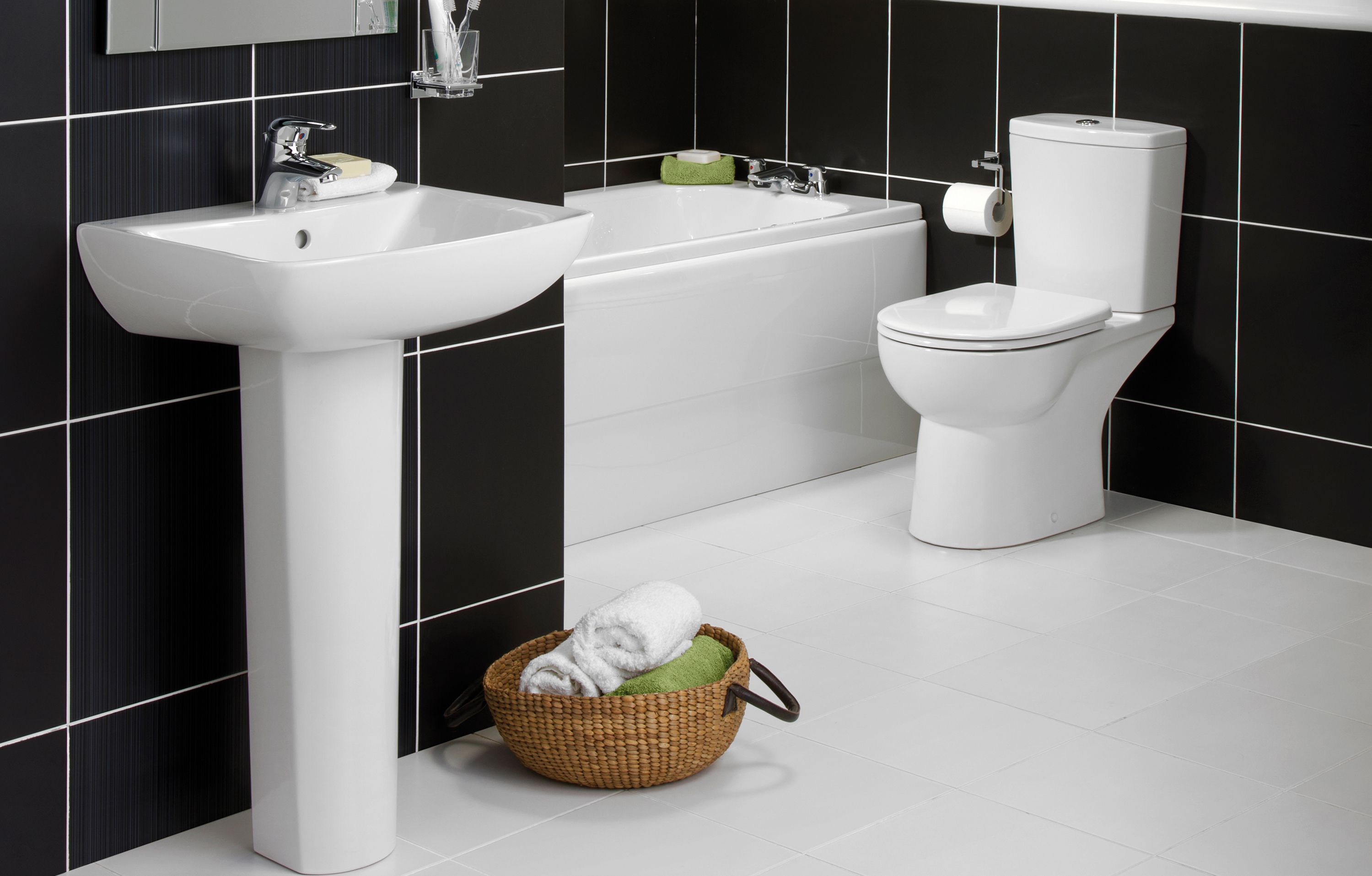 Ideal Standard Vue Modern Bathroom Suites DIY At BQ