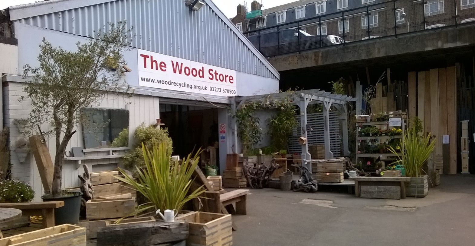 Waste Community wood recycling DIY at B&Q