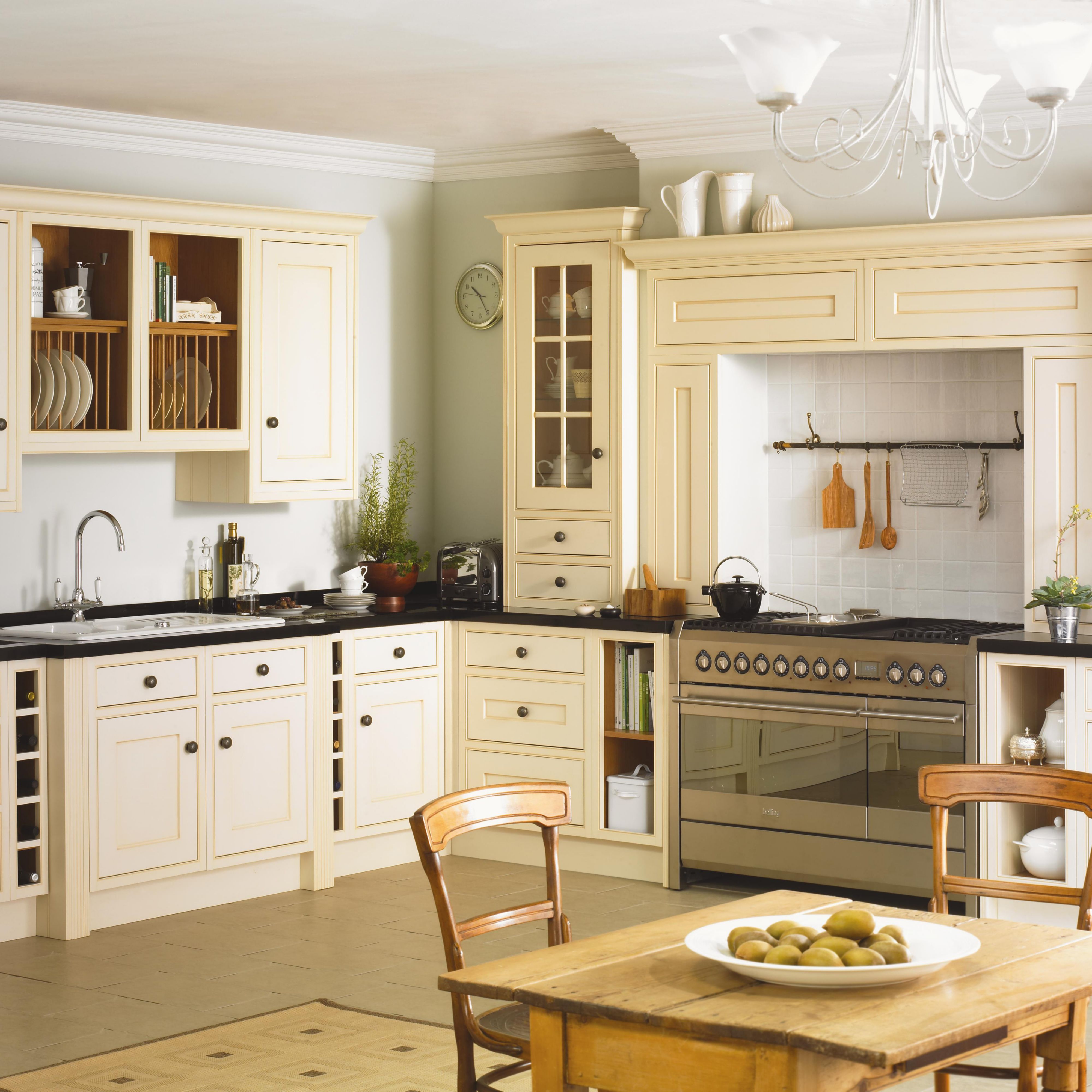 Image for white country style kitchen b and q