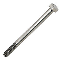 A2 stainless steel Door bolt (L)100mm, Pack of 10