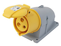 ABB 32A Yellow Site surface socket