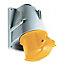 ABB 32A Yellow Site surface socket