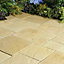 Abbey York gold Paving set 10.22m², Pack of 45