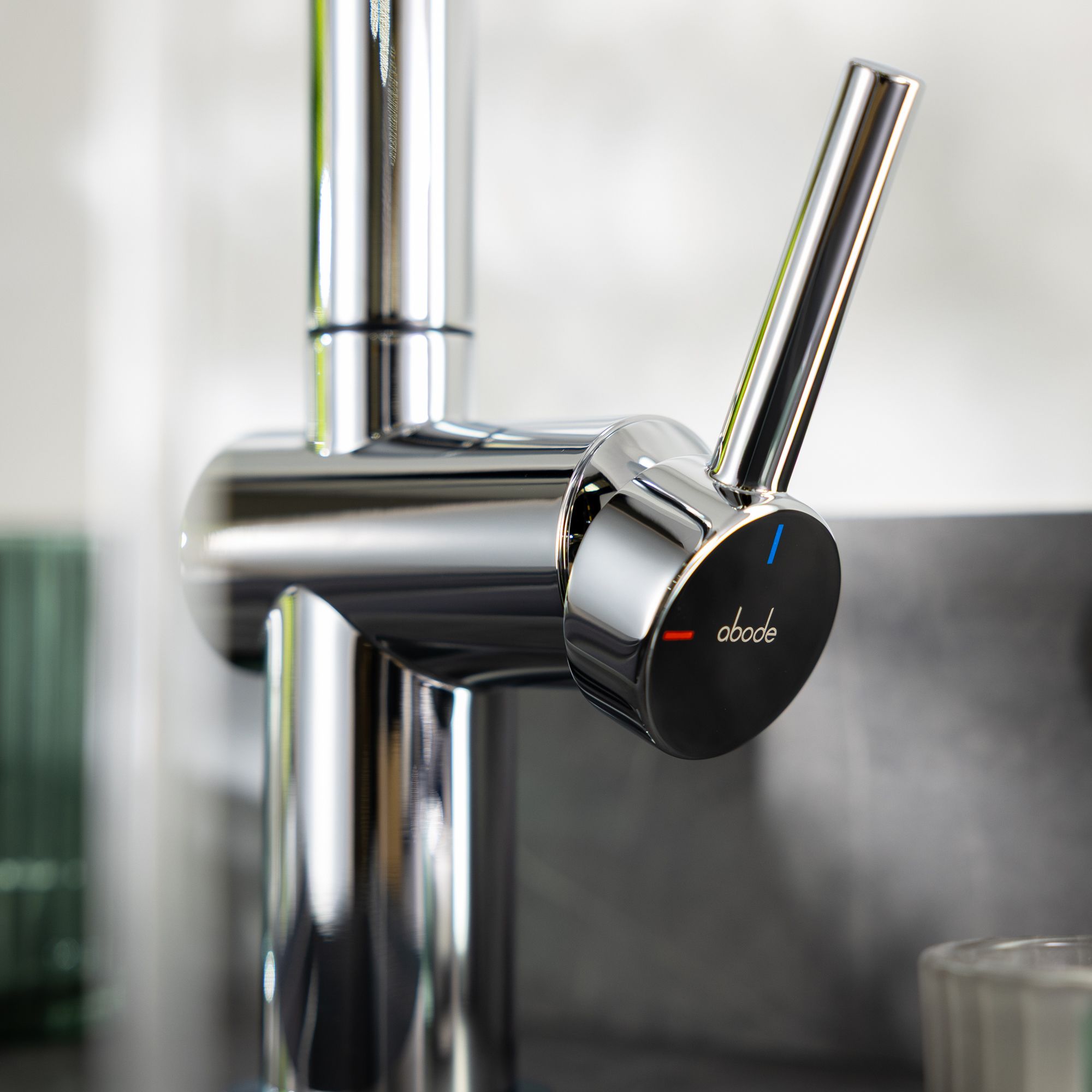 Abode Logik Chrome-plated Kitchen Side lever Tap