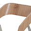 Abru 2 tread Aluminium & wood Step stool (H)0.91m