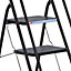 Abru 4 tread Steel Step stool (H)1.66m