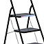 Abru 4 tread Steel Step stool (H)1.67m
