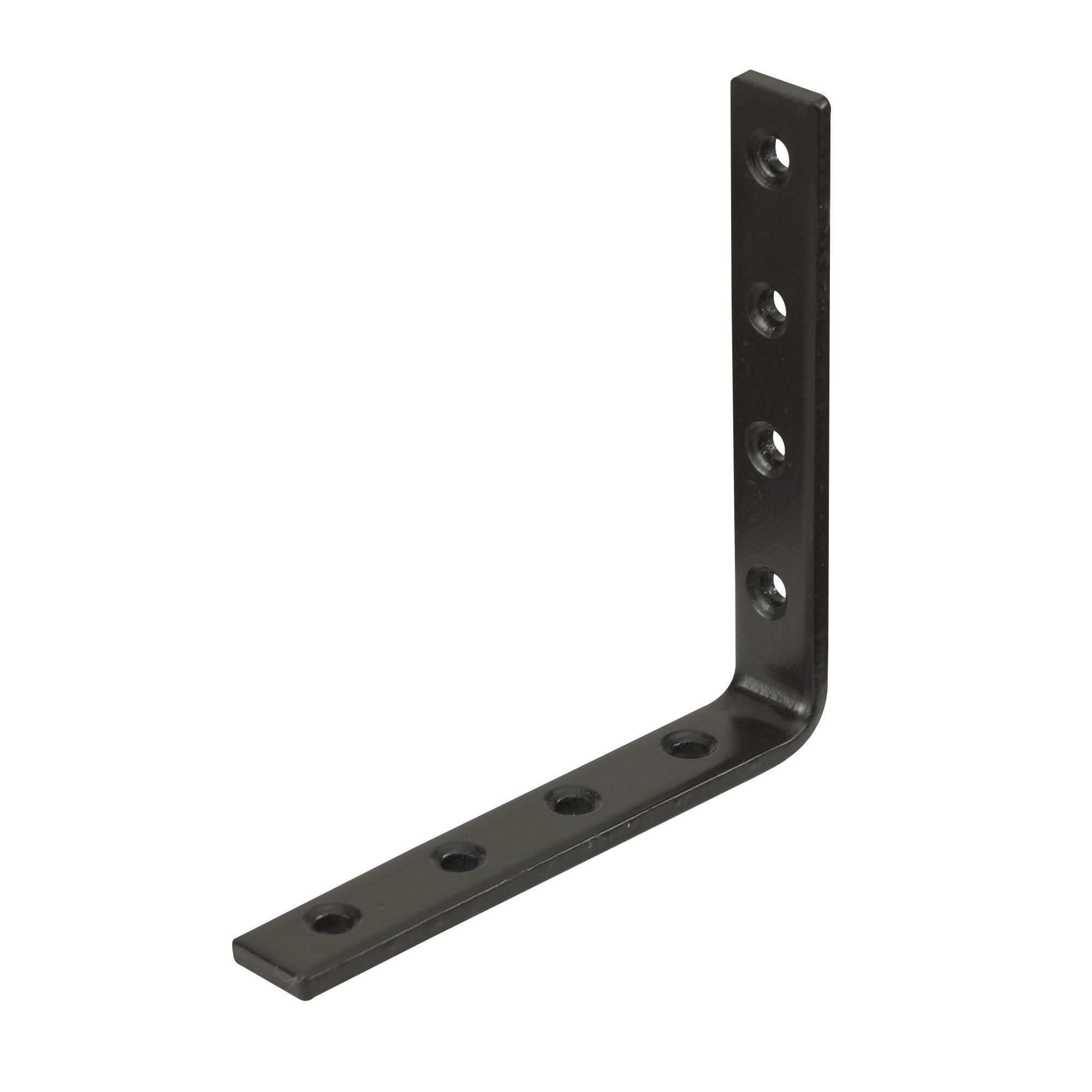 Abru Brown Powder-coated Steel Heavy duty Angle bracket (H)120mm (W ...