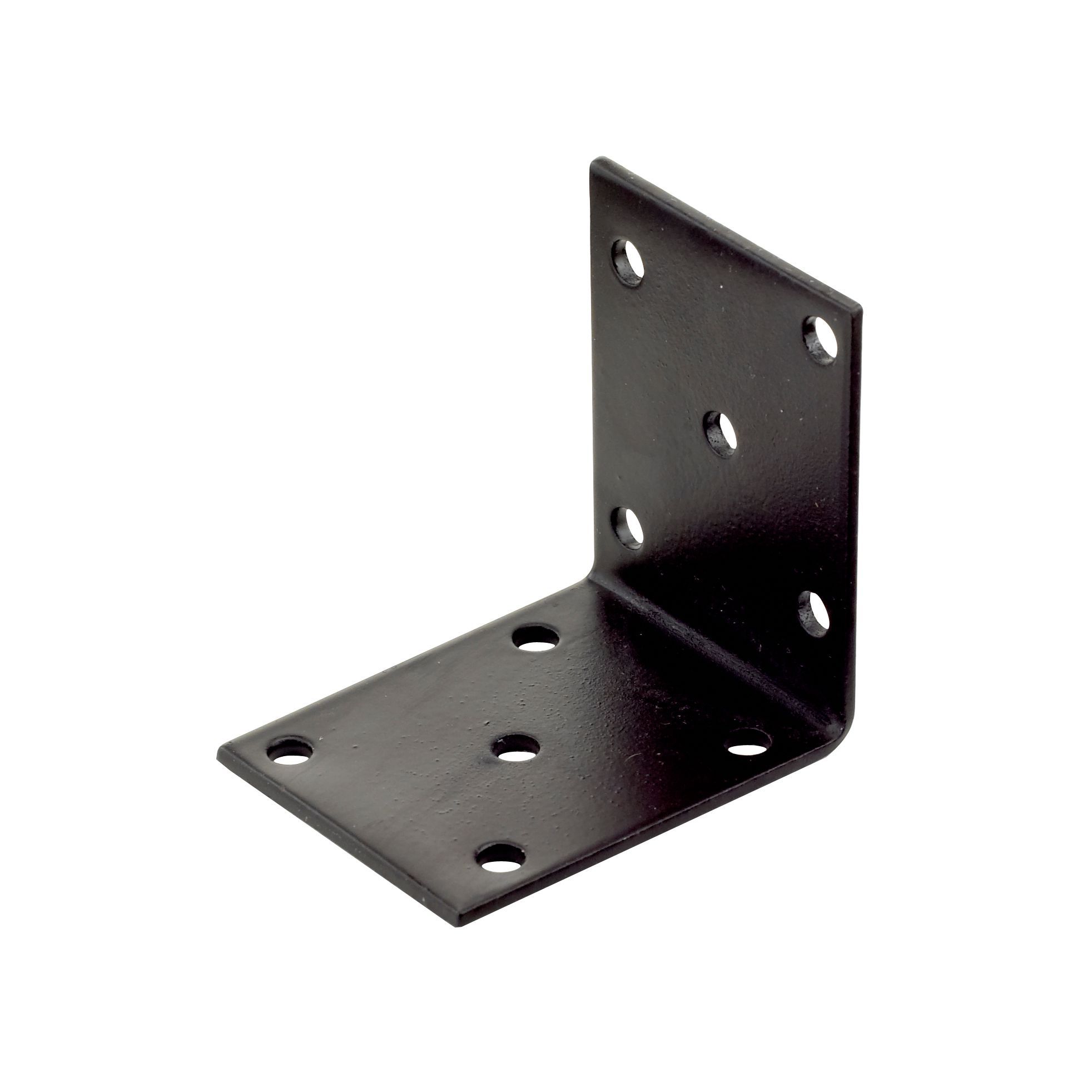 Abru Brown Powder-coated Steel Mini Angle bracket (H)40mm (W)50mm (L)50mm