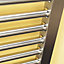 Accuro Korle Centurion Silver Towel warmer (W)580mm x (H)1500mm