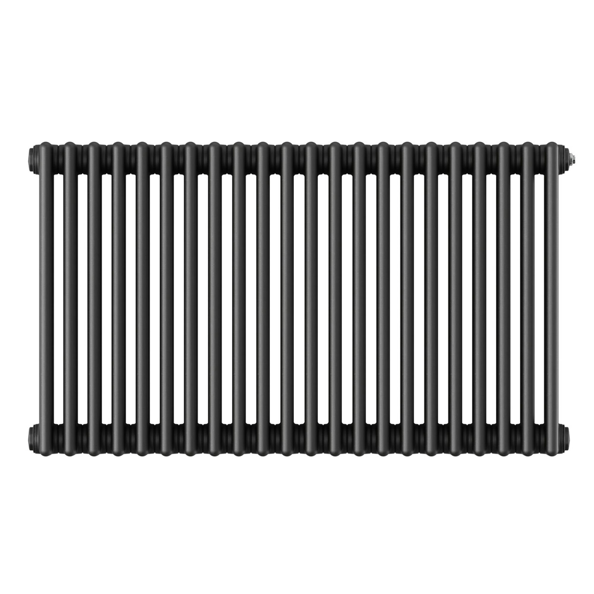 Acova Classic Anthracite 3 Column Radiator, (W)1042mm x (H)600mm