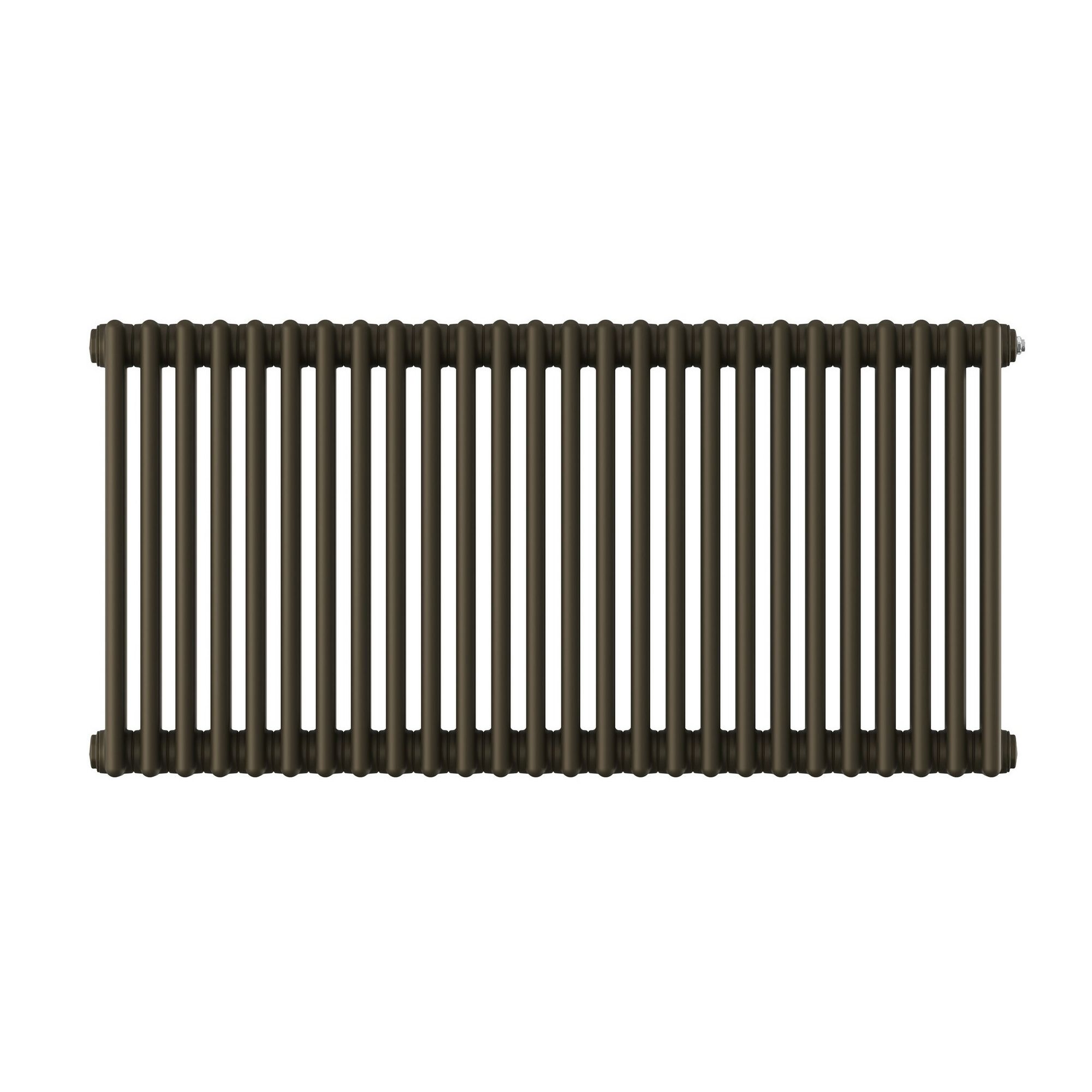 Acova Classic Bronze effect 3 Column Radiator, (W)1226mm x (H)600mm