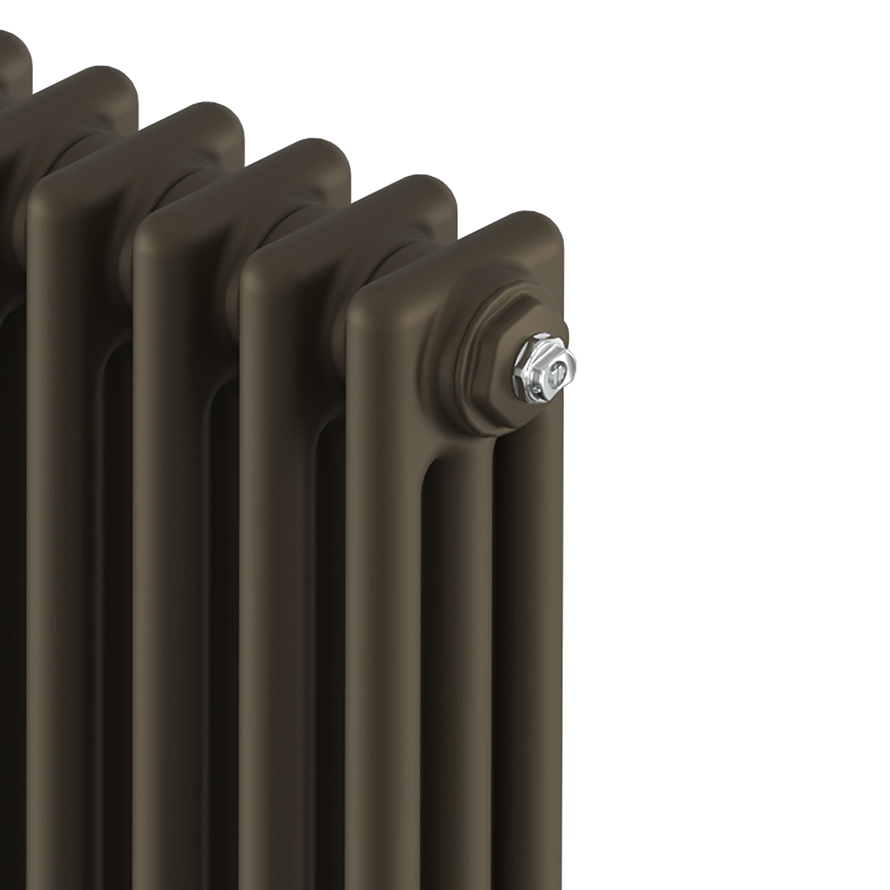 Acova Classic Bronze effect 3 Column Radiator, (W)1226mm x (H)600mm