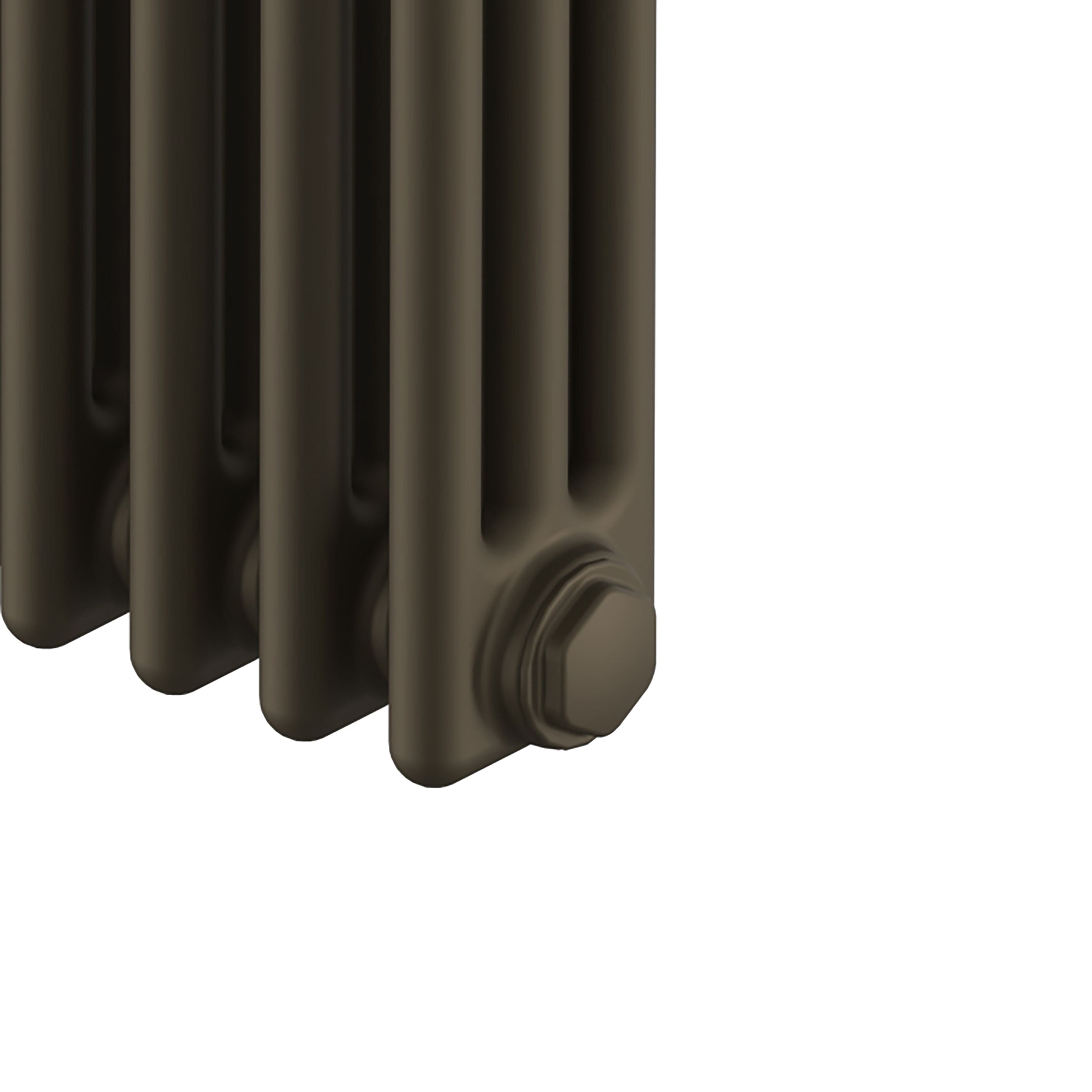 Acova Classic Bronze effect 3 Column Radiator, (W)1226mm x (H)600mm