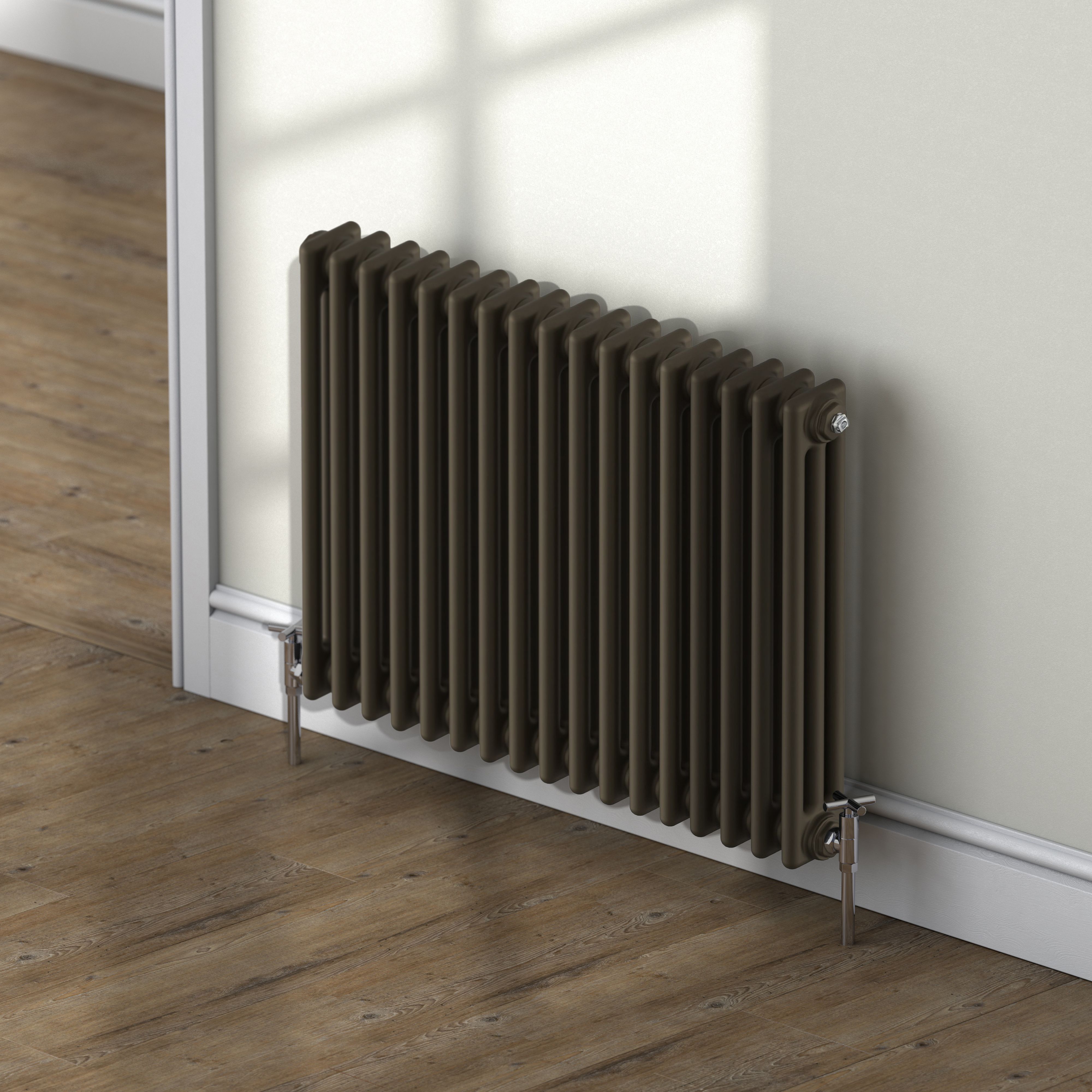 Acova Classic Bronze effect 3 Column Radiator, (W)812mm x (H)600mm
