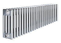 Acova Silver 4 Column Radiator, (W)1042mm x (H)300mm