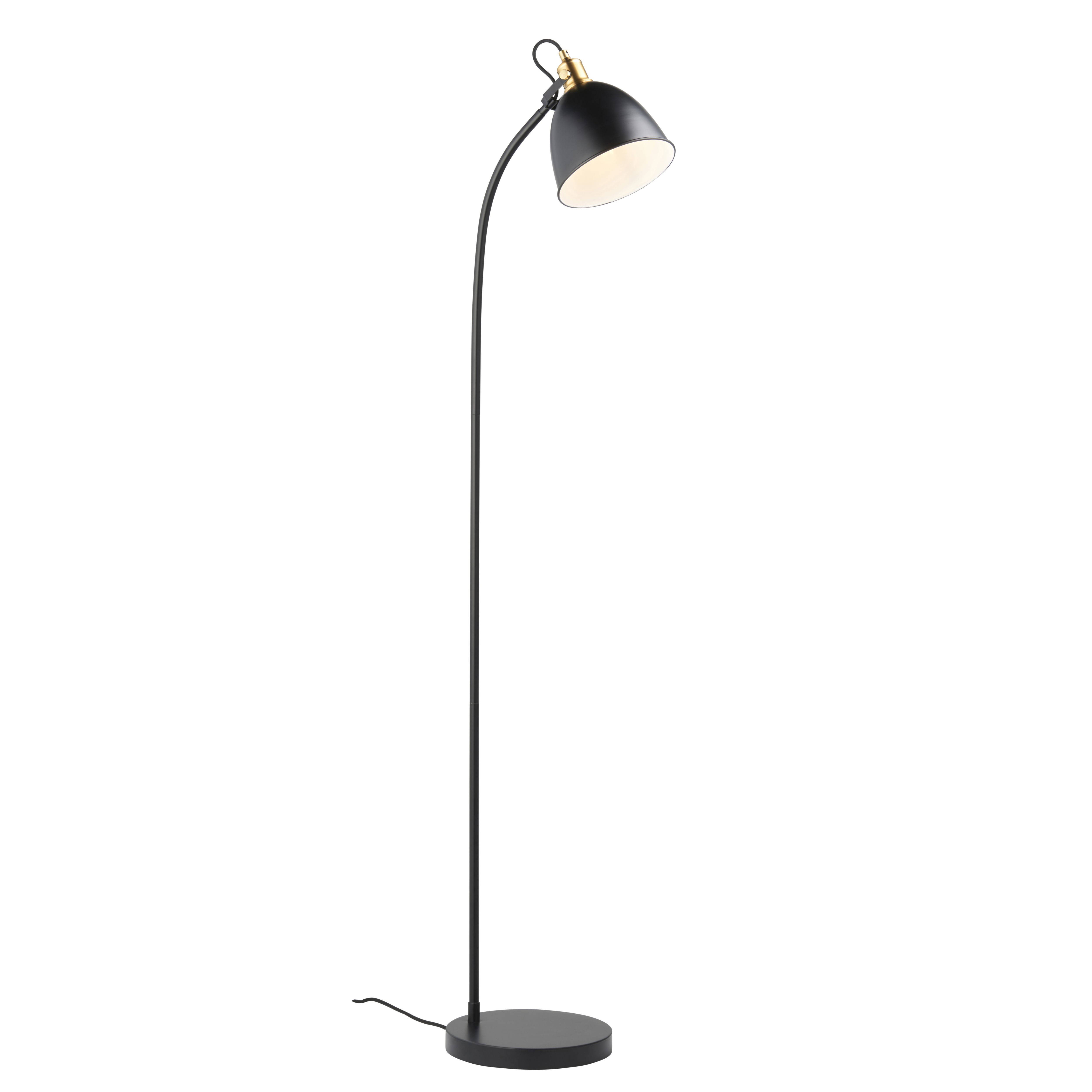 Acrobat Matt Black Floor lamp