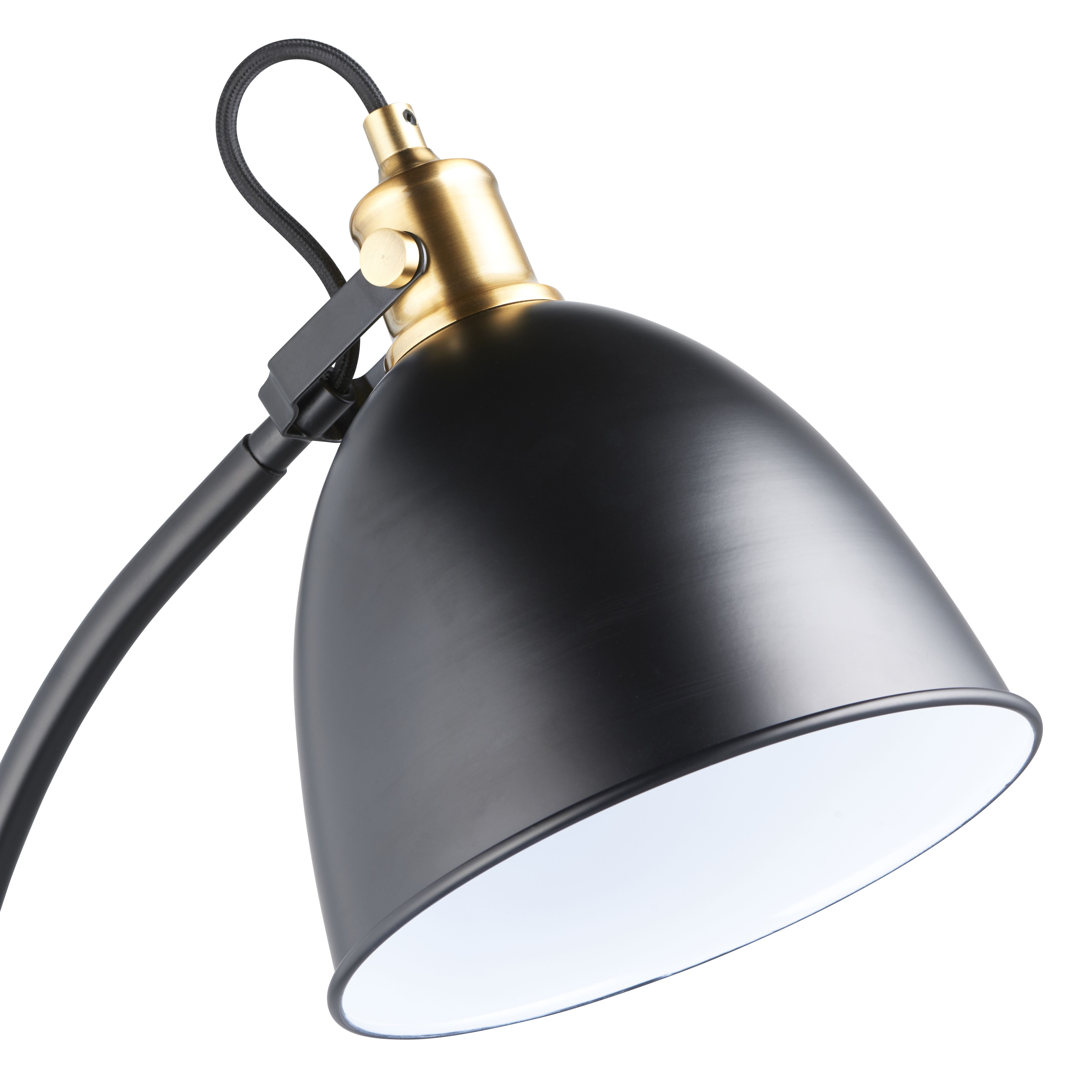 Acrobat Matt Black Floor lamp