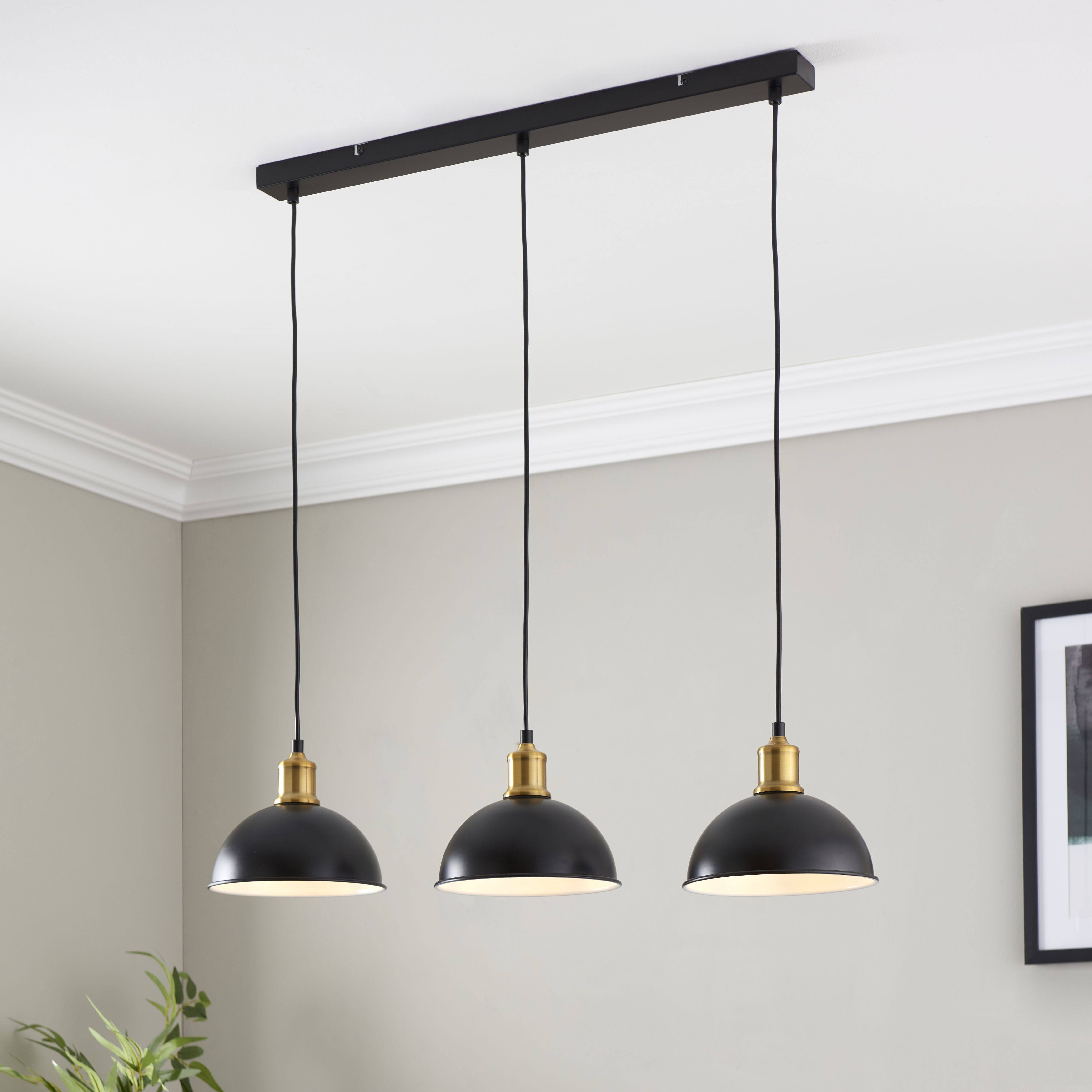 3 lamp ceiling light discount