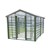 Adman Steel Sheds Multigrow 8x12 Greenhouse with Adjustable vent