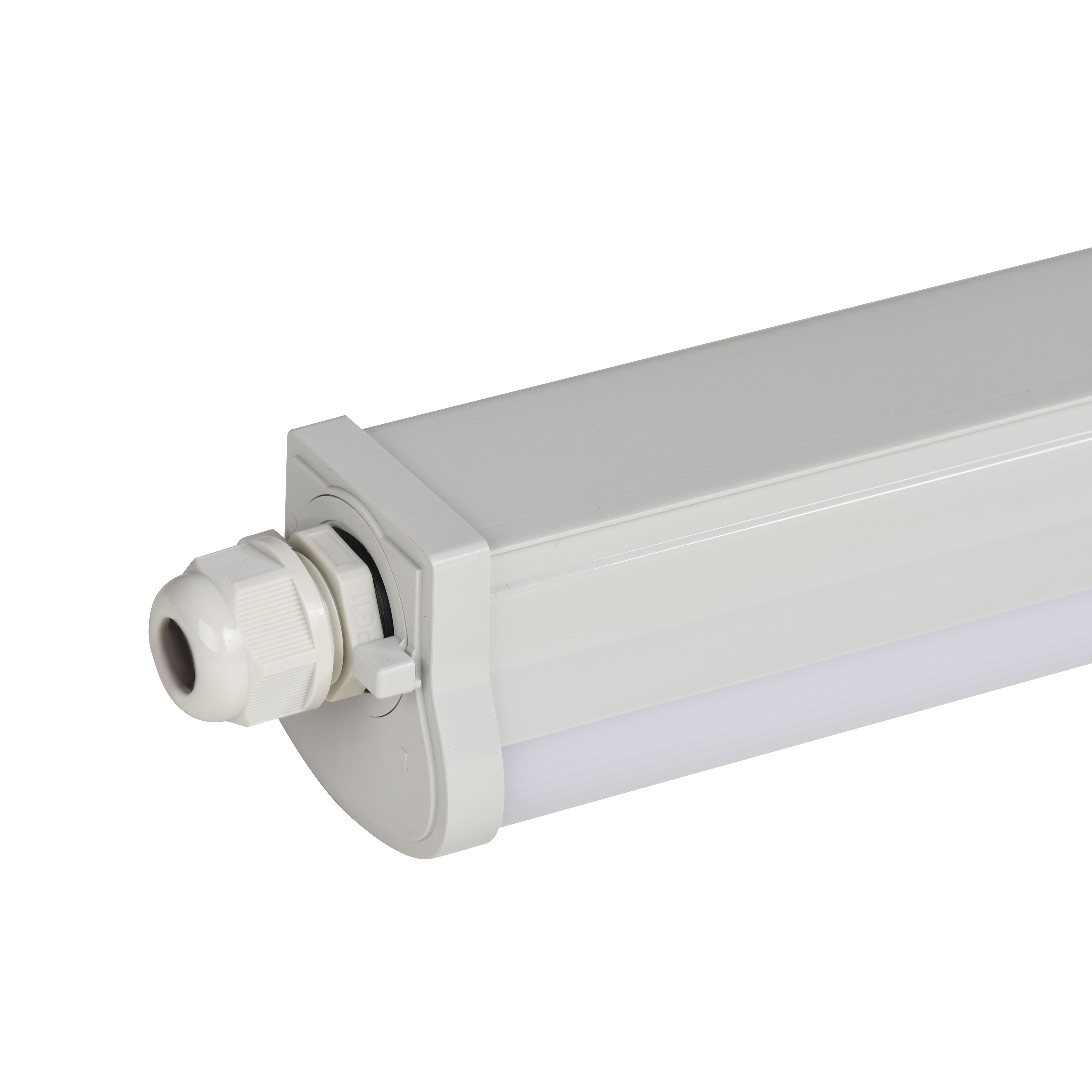 Afonso Neutral white Integrated LED Batten 39W 4400lm (L)1.13m