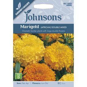 African Double Mixed Marigold Seed