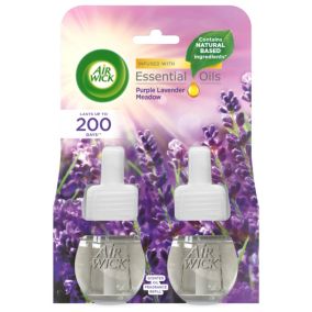 Airwick Purple Lavender Meadow Air freshener refill, 20ml, Pack of 2