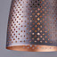 Akita Moroccan Antique copper effect Ceiling light