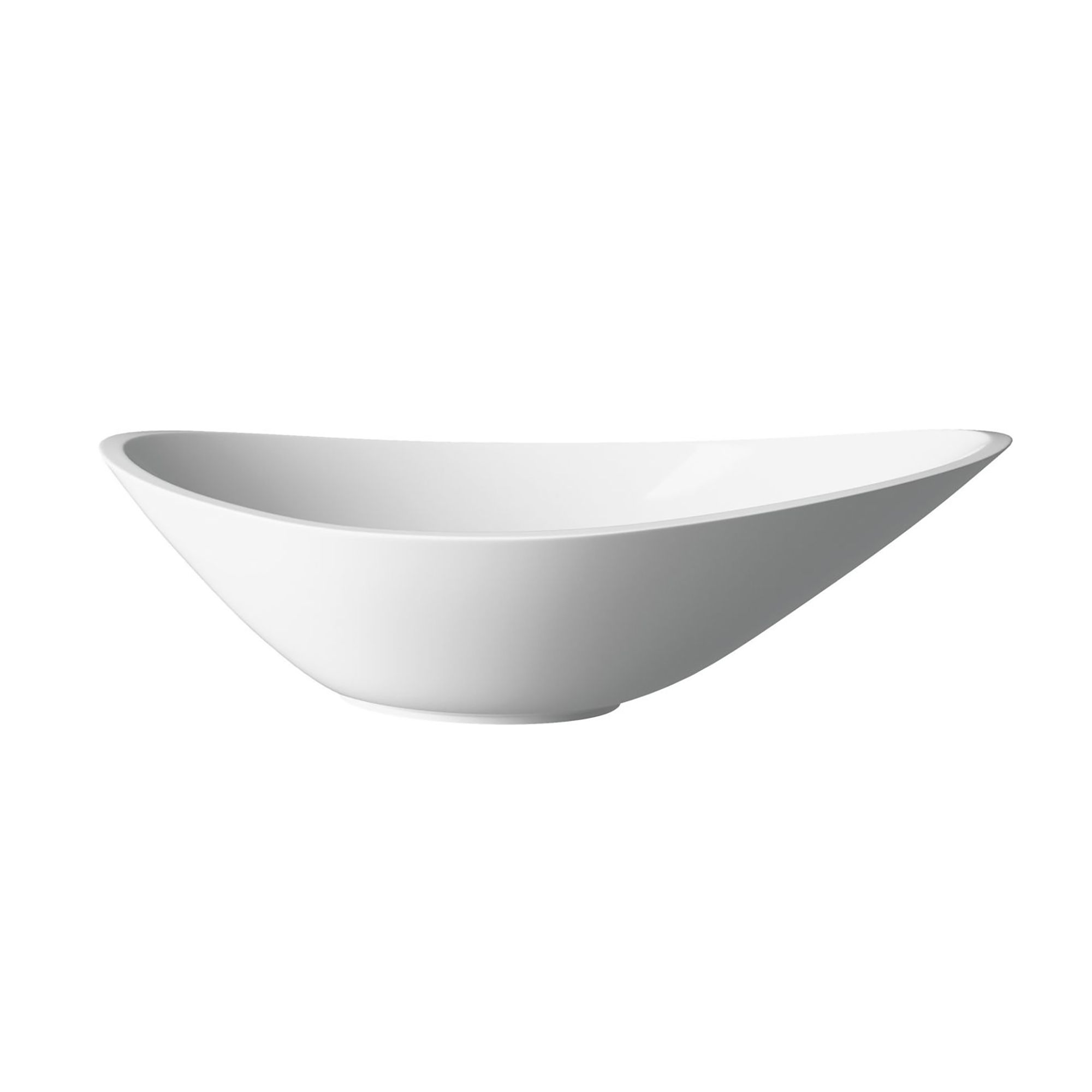 Aldford White Oval Counter top Basin (W)56.4cm