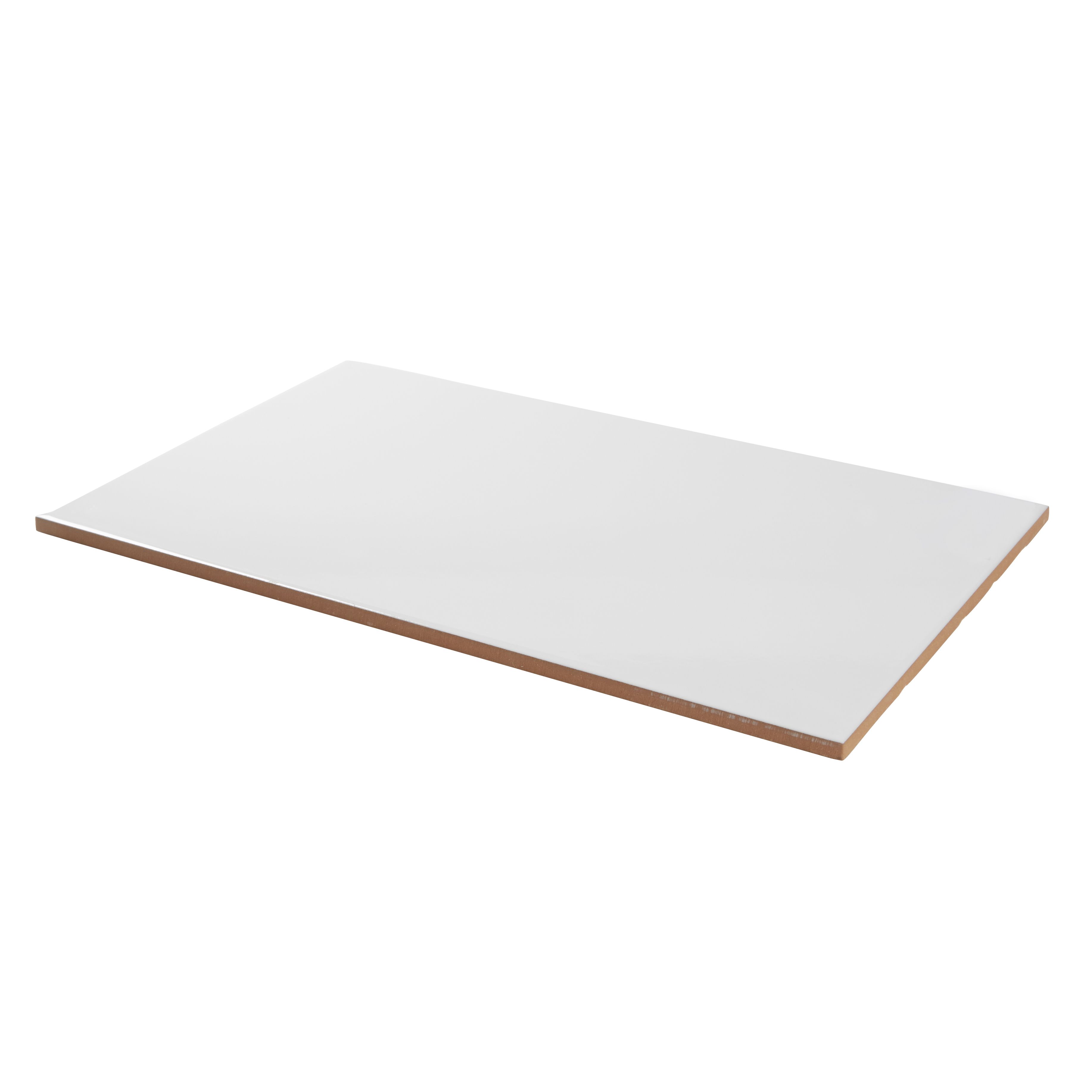 Alexandrina White Gloss Ceramic Wall Tile Sample