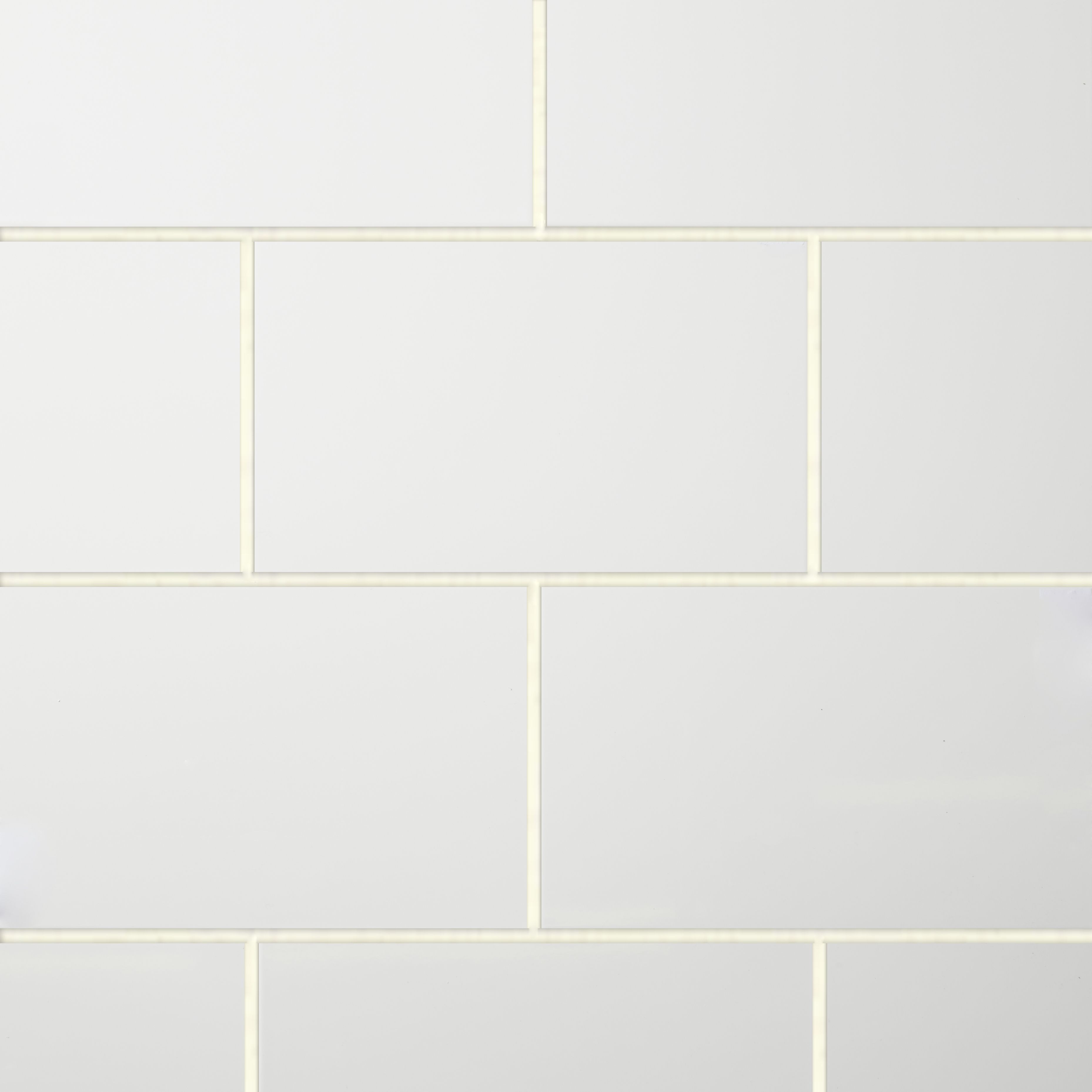 Alexandrina White Gloss Ceramic Wall Tile Sample
