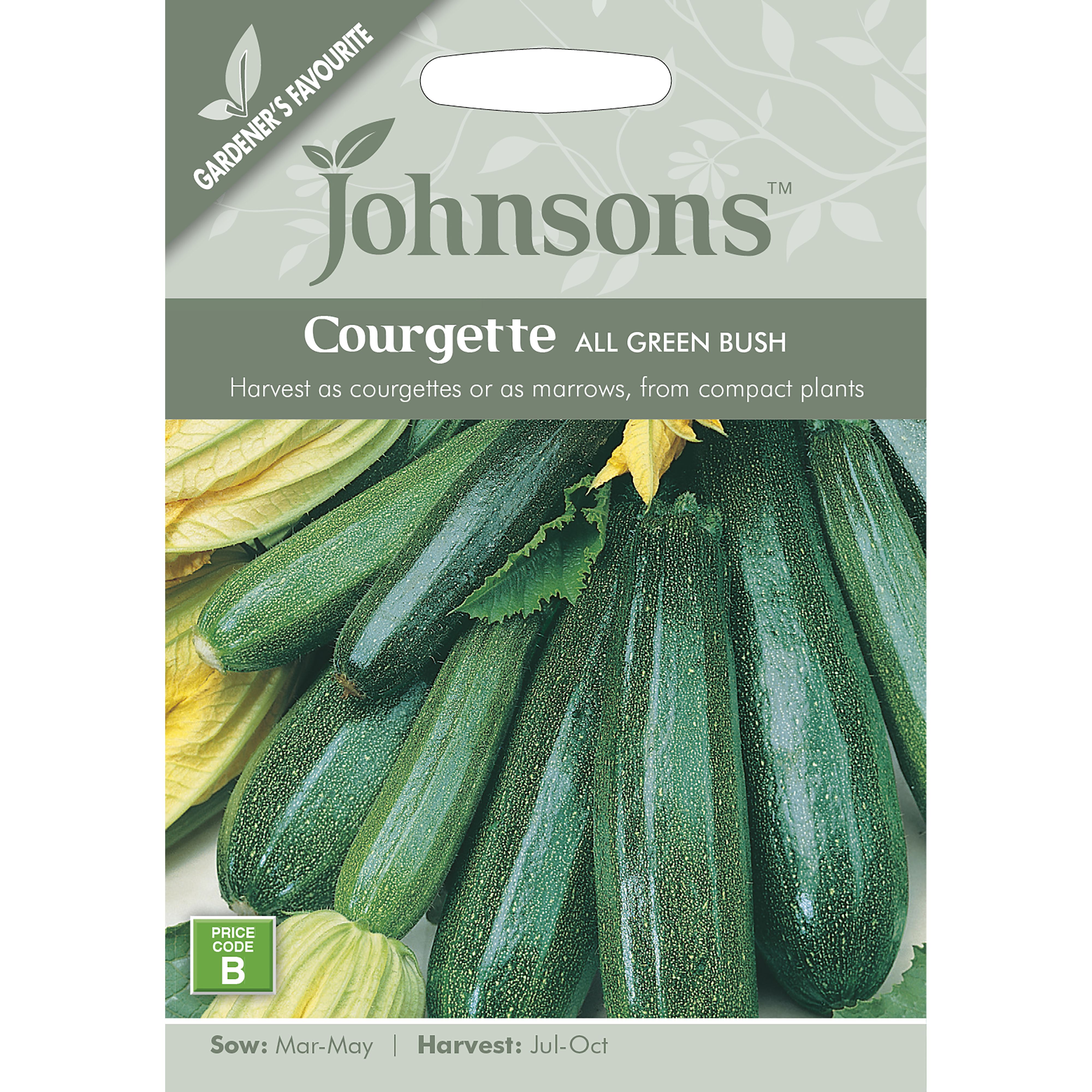 All Green Bush Courgette Seed