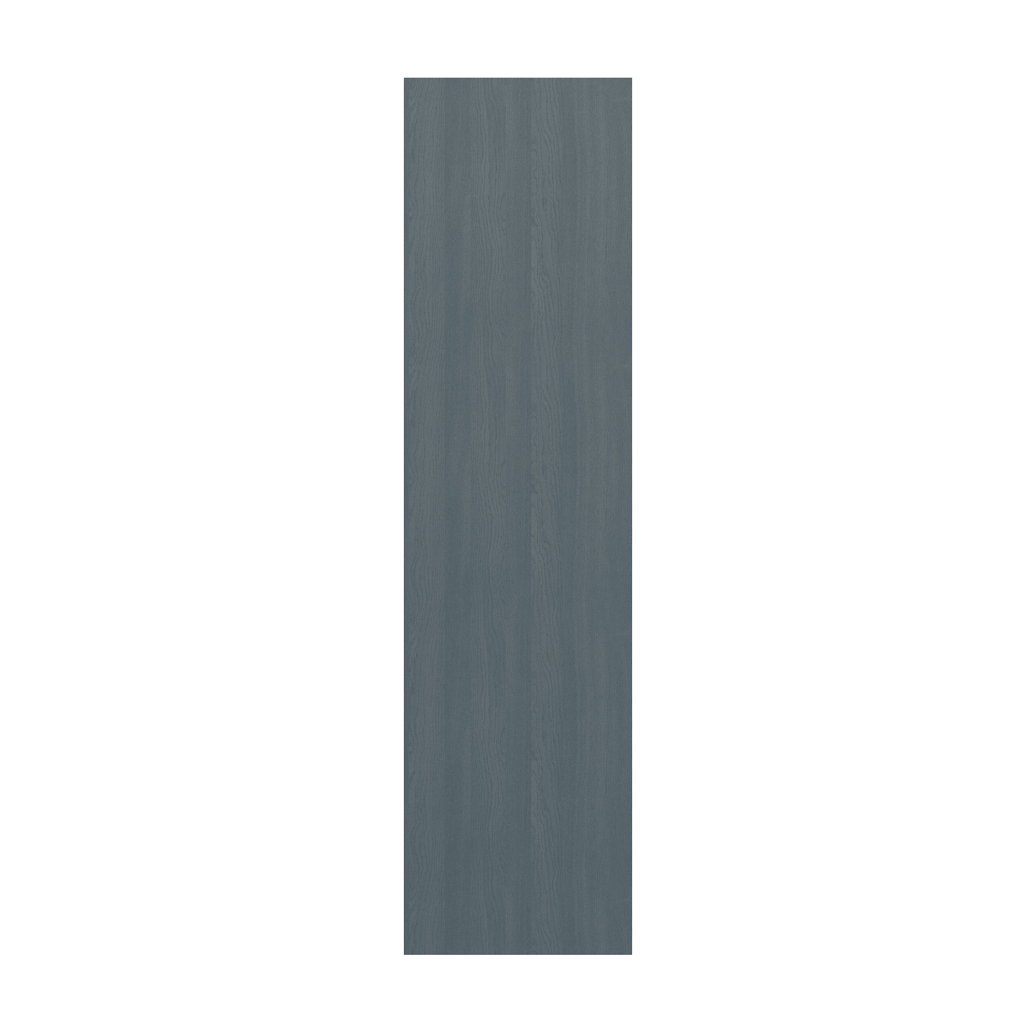 Alpinia Matt dusk blue wood effect Tall End panel (H)2190mm (W)570mm