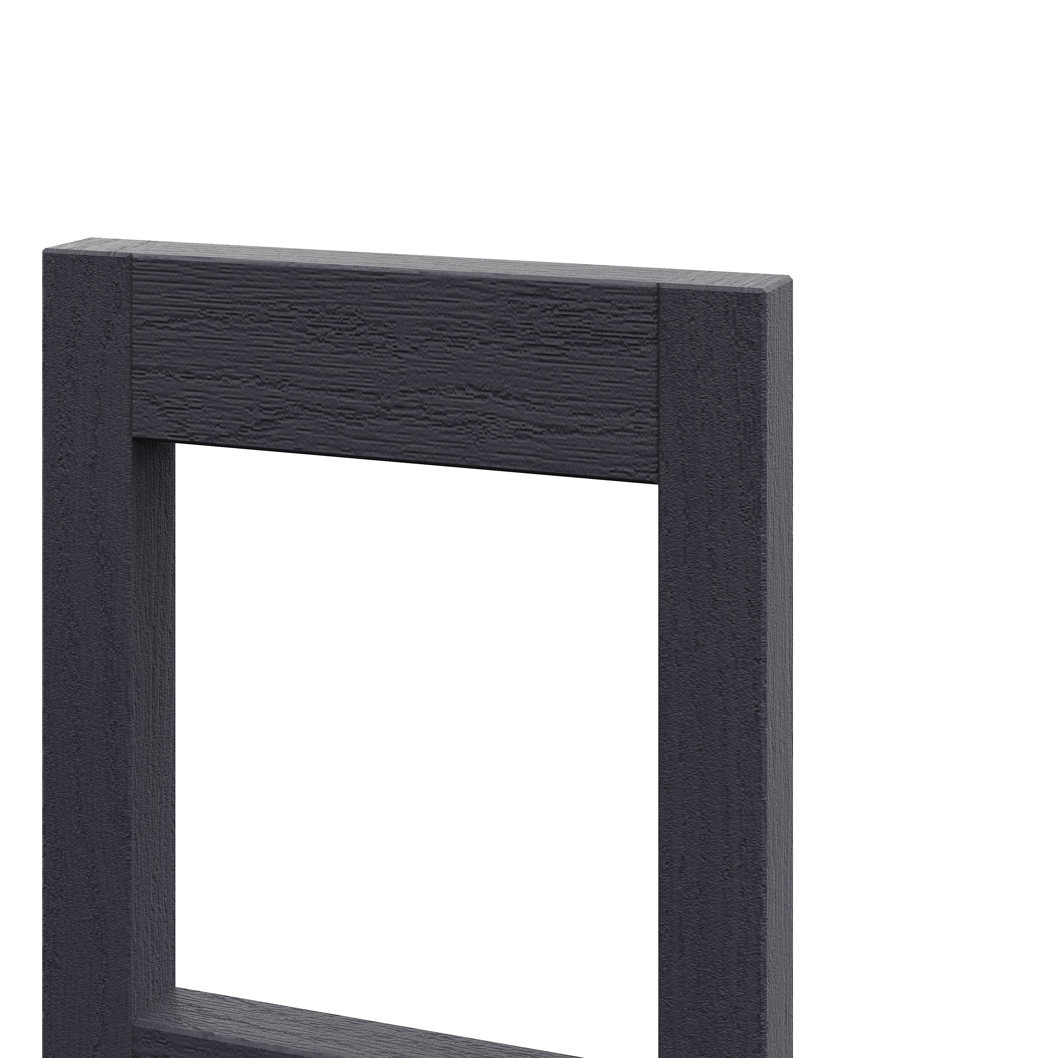 Alpinia Matt Midnight Navy Wine rack fascia, (H)715mm (W)147mm