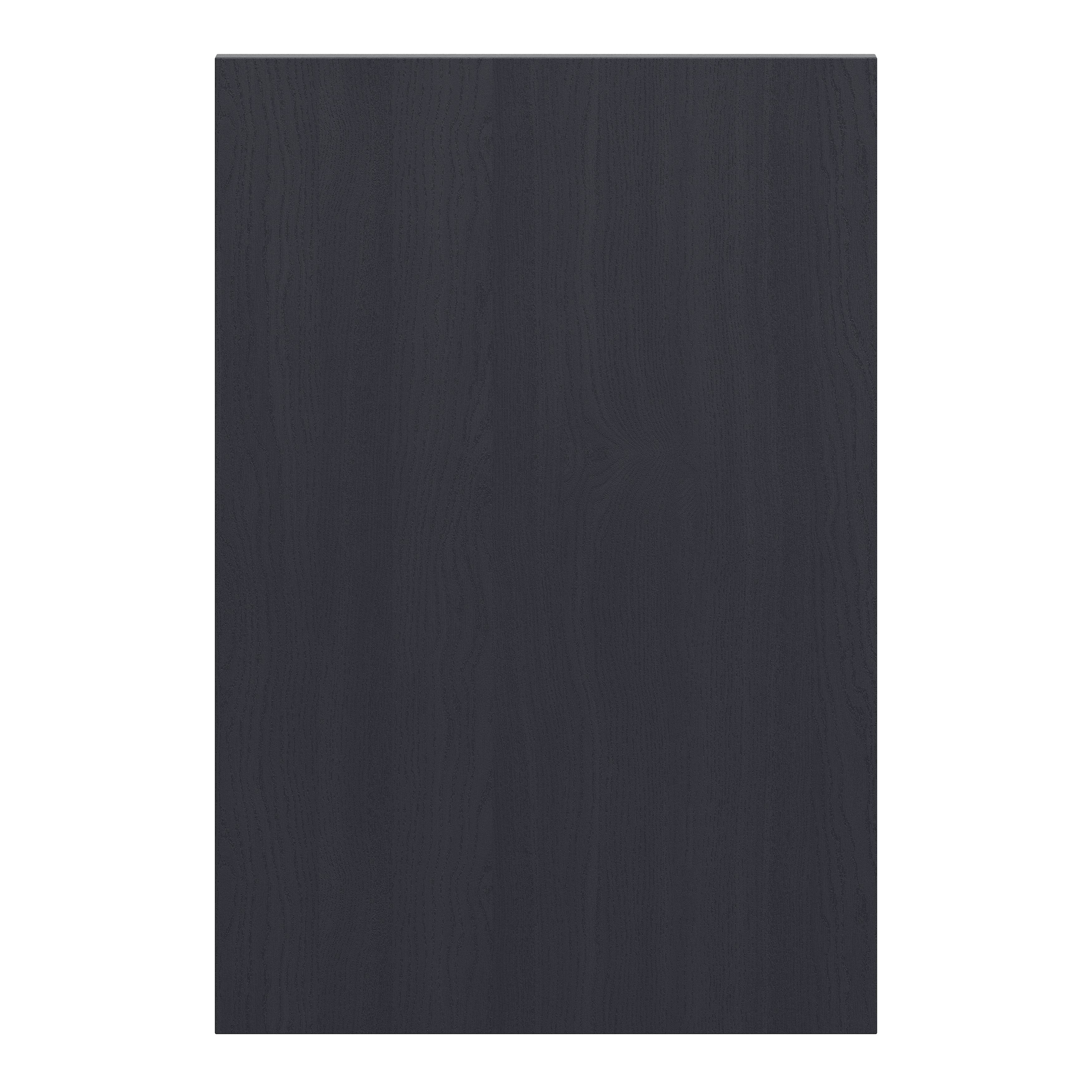 Alpinia Matt midnight navy wood effect Standard End support panel (H)870mm (W)590mm