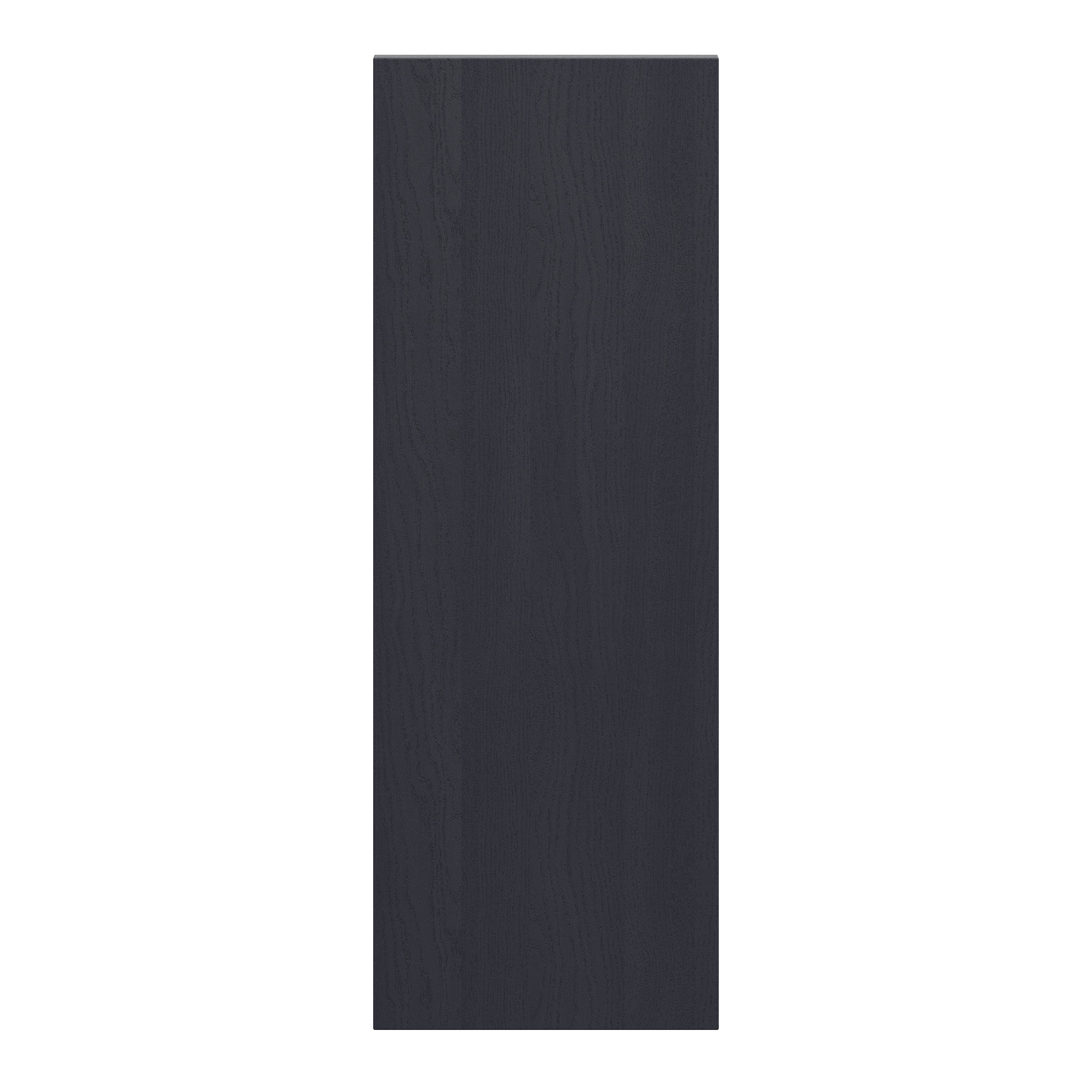 Alpinia Matt midnight navy wood effect Tall End panel (H)900mm (W)320mm