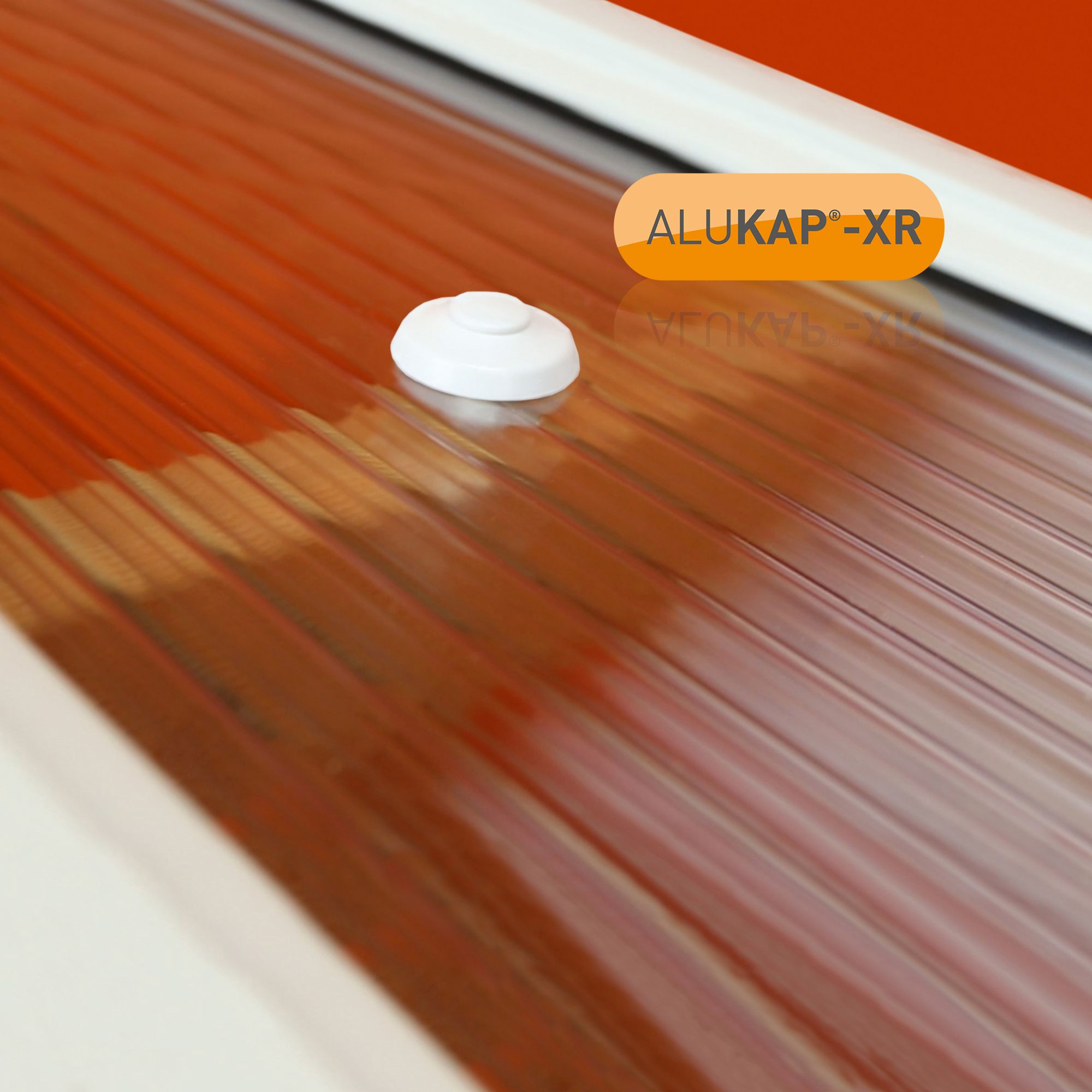 Alukap PZ Button White Polycarbonate (PC) & steel Roofing screw (Dia)40mm (L)55mm, Pack of 50