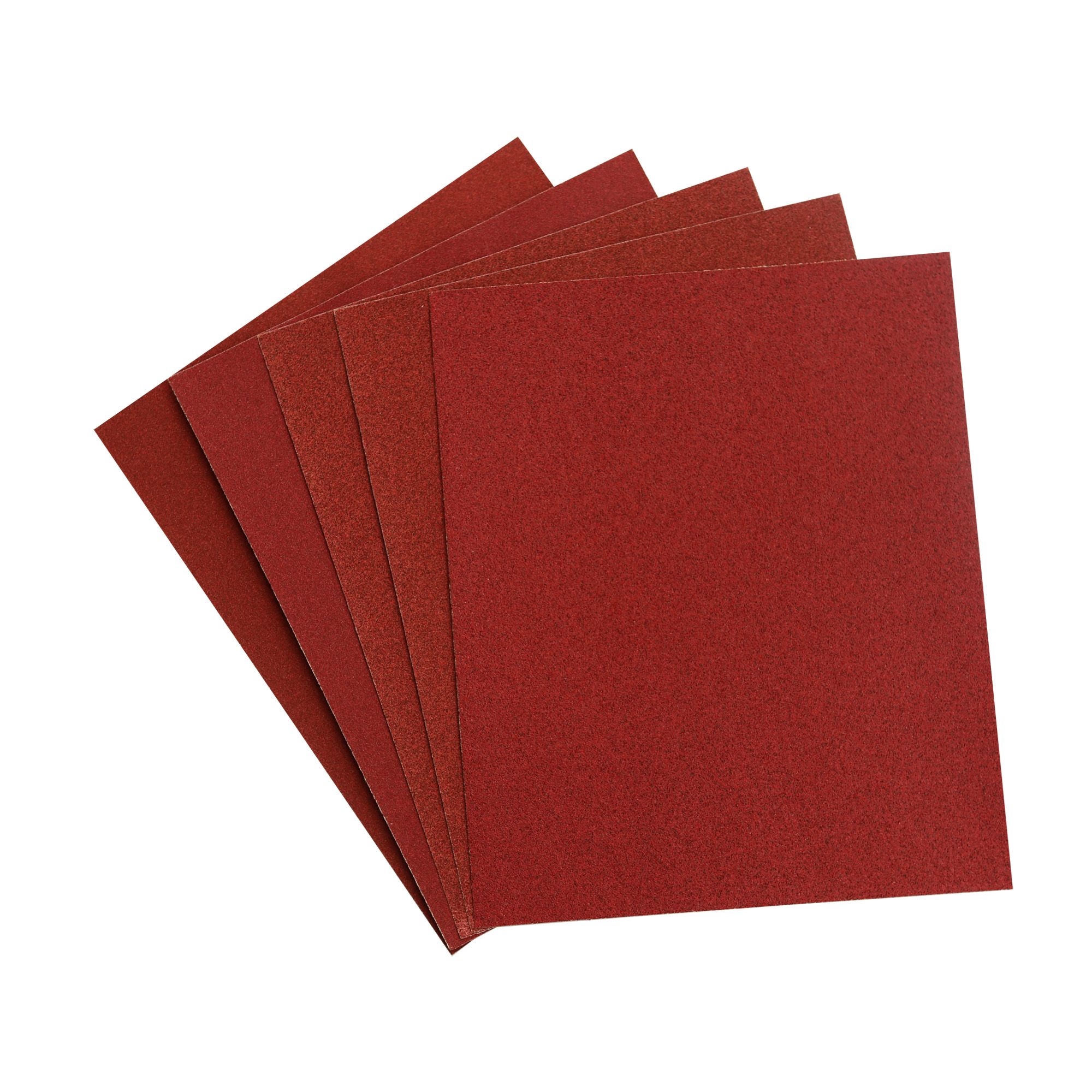Product image for Aluminium oxide Assorted Hand sanding sheets, Pack of 5