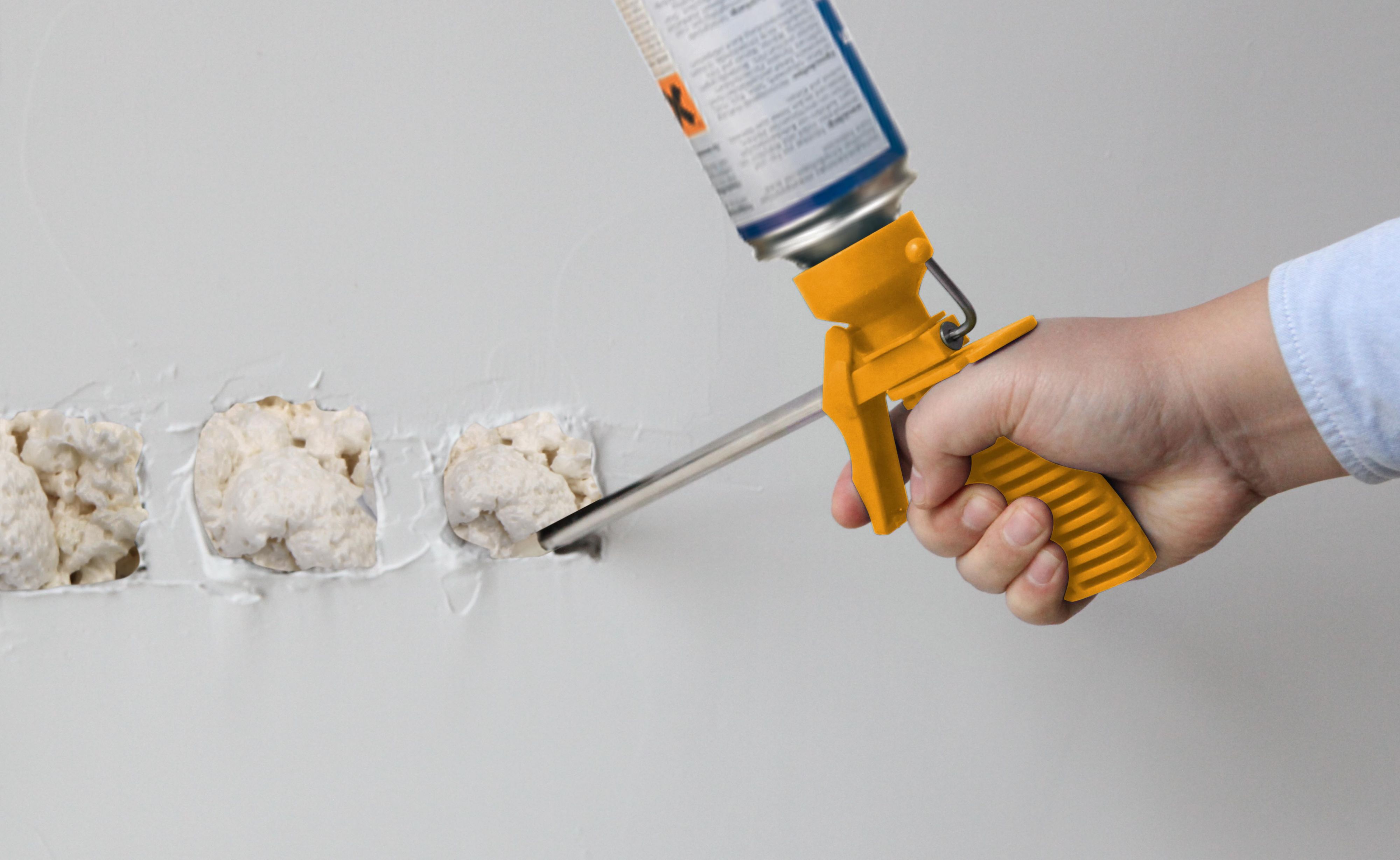 Aluminium & plastic Expanding foam gun