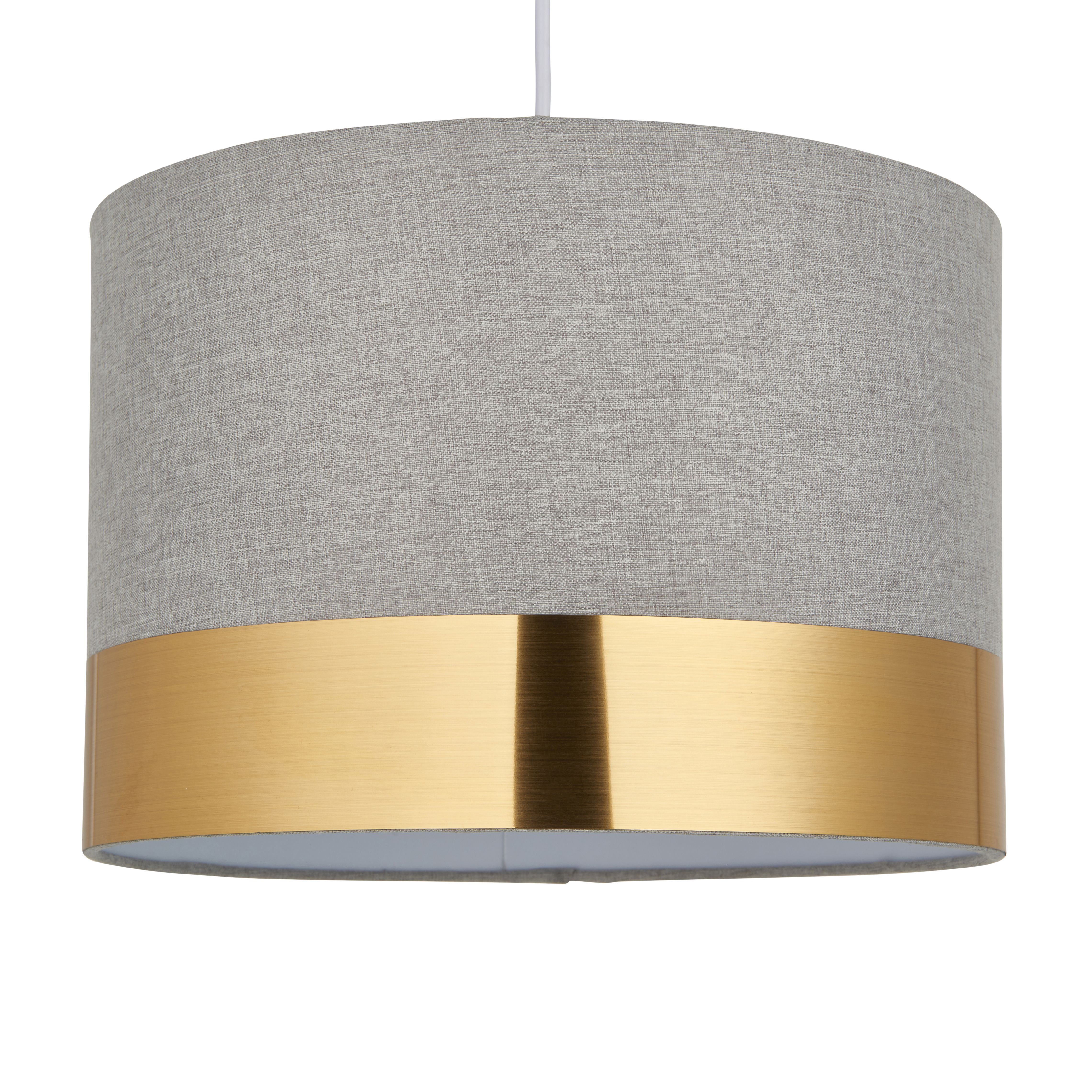 30cm deals grey lampshade