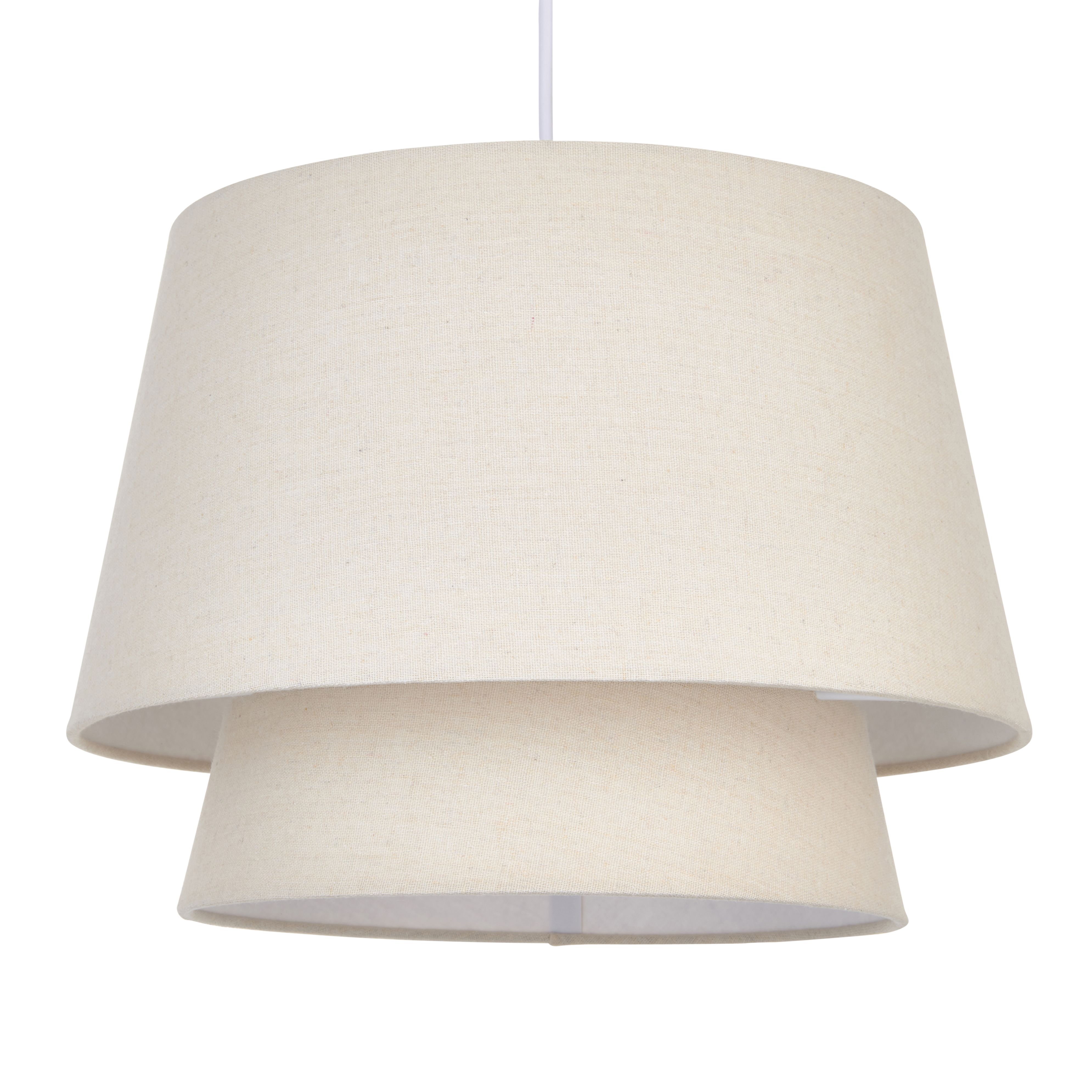 Ambra White Pendant ceiling light, (Dia)350mm