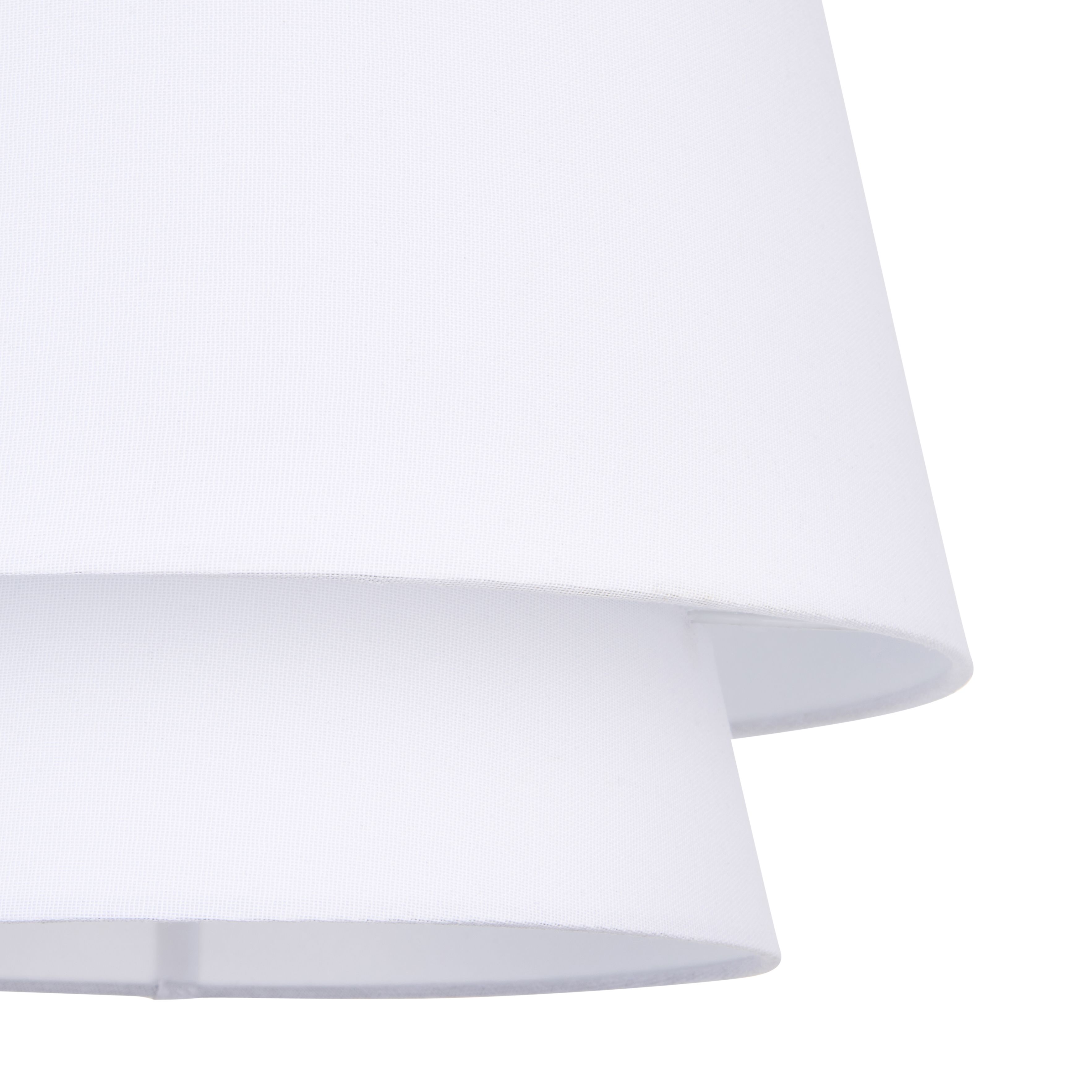 Ambra White Pendant ceiling light, (Dia)350mm
