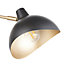 Anara Steel Black 3 Lamp Ceiling light
